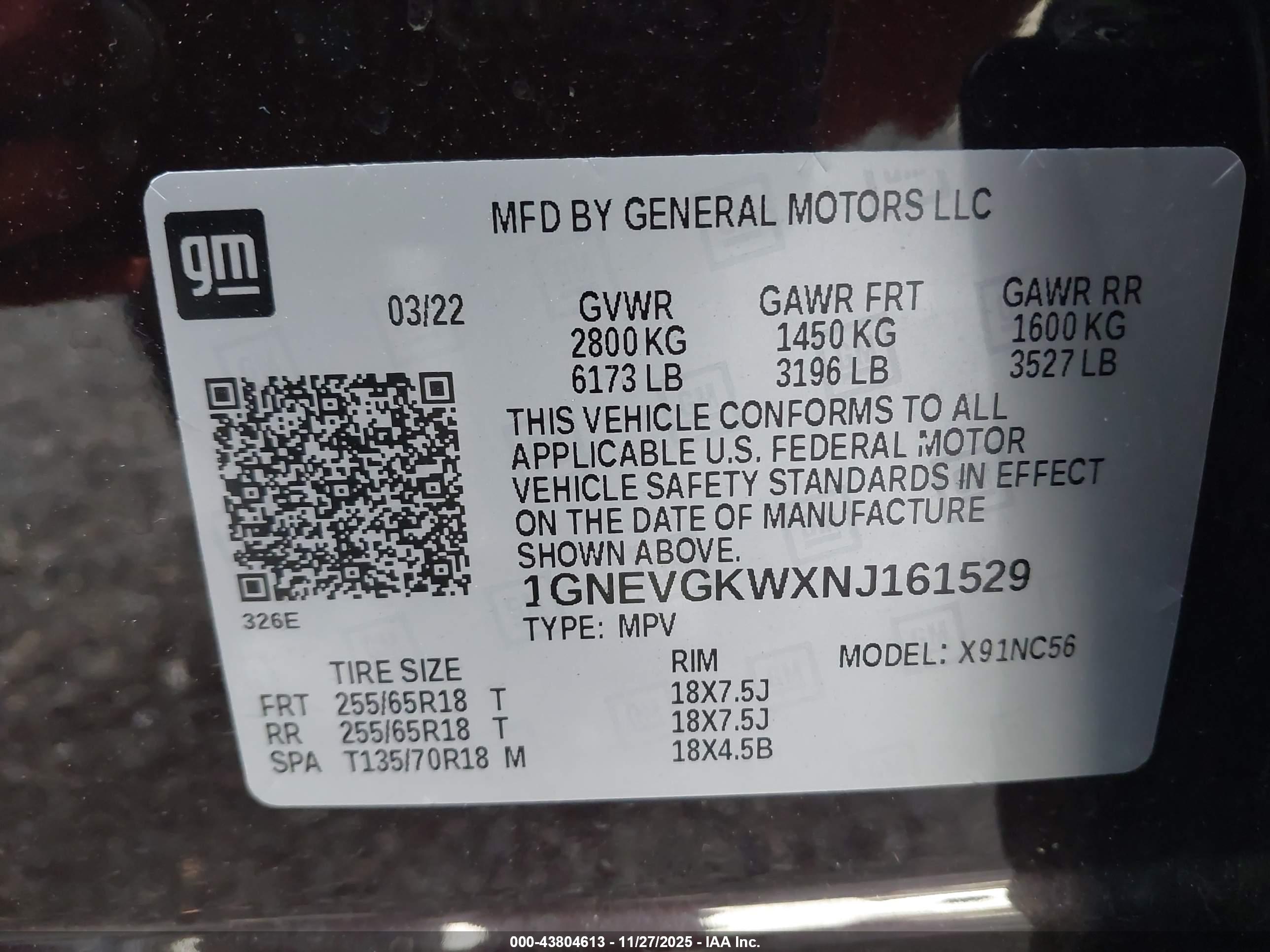 CHEVROLET TRAVERSE image 9