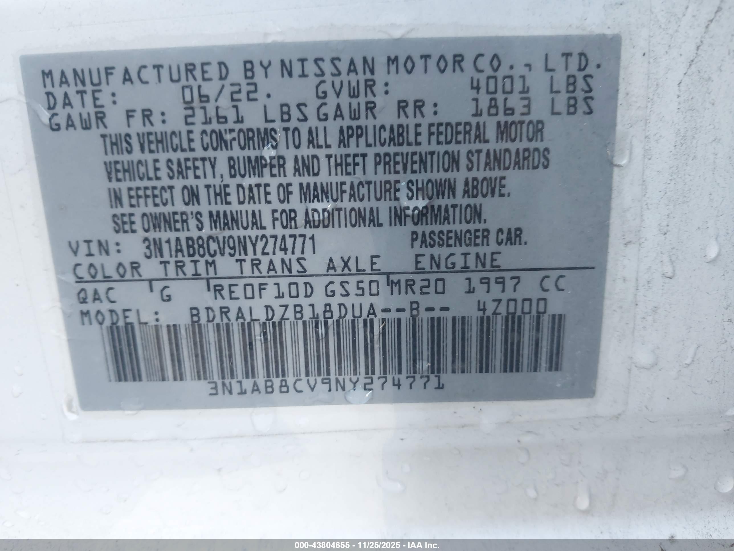 NISSAN SENTRA image 9