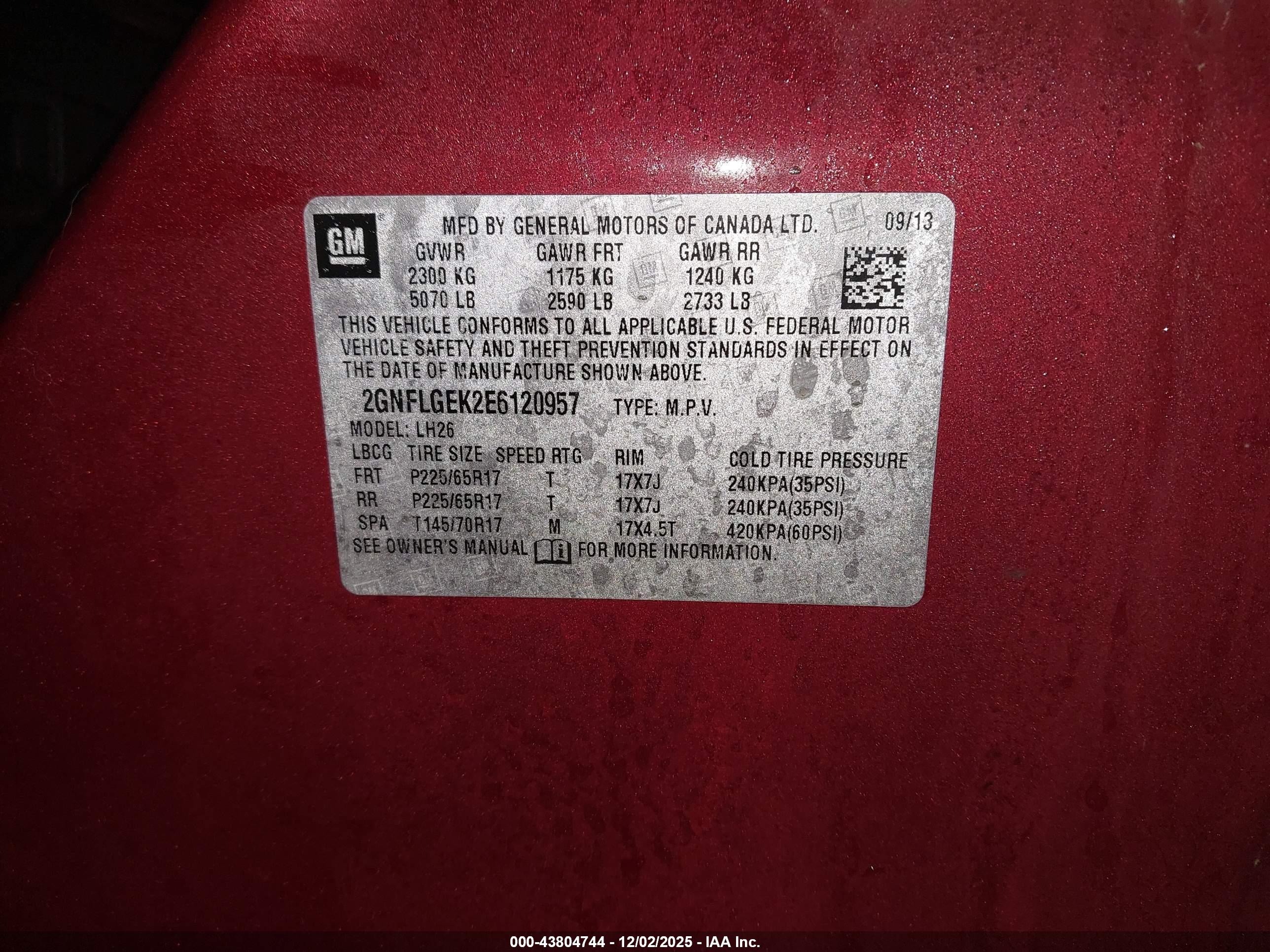 CHEVROLET EQUINOX image 9