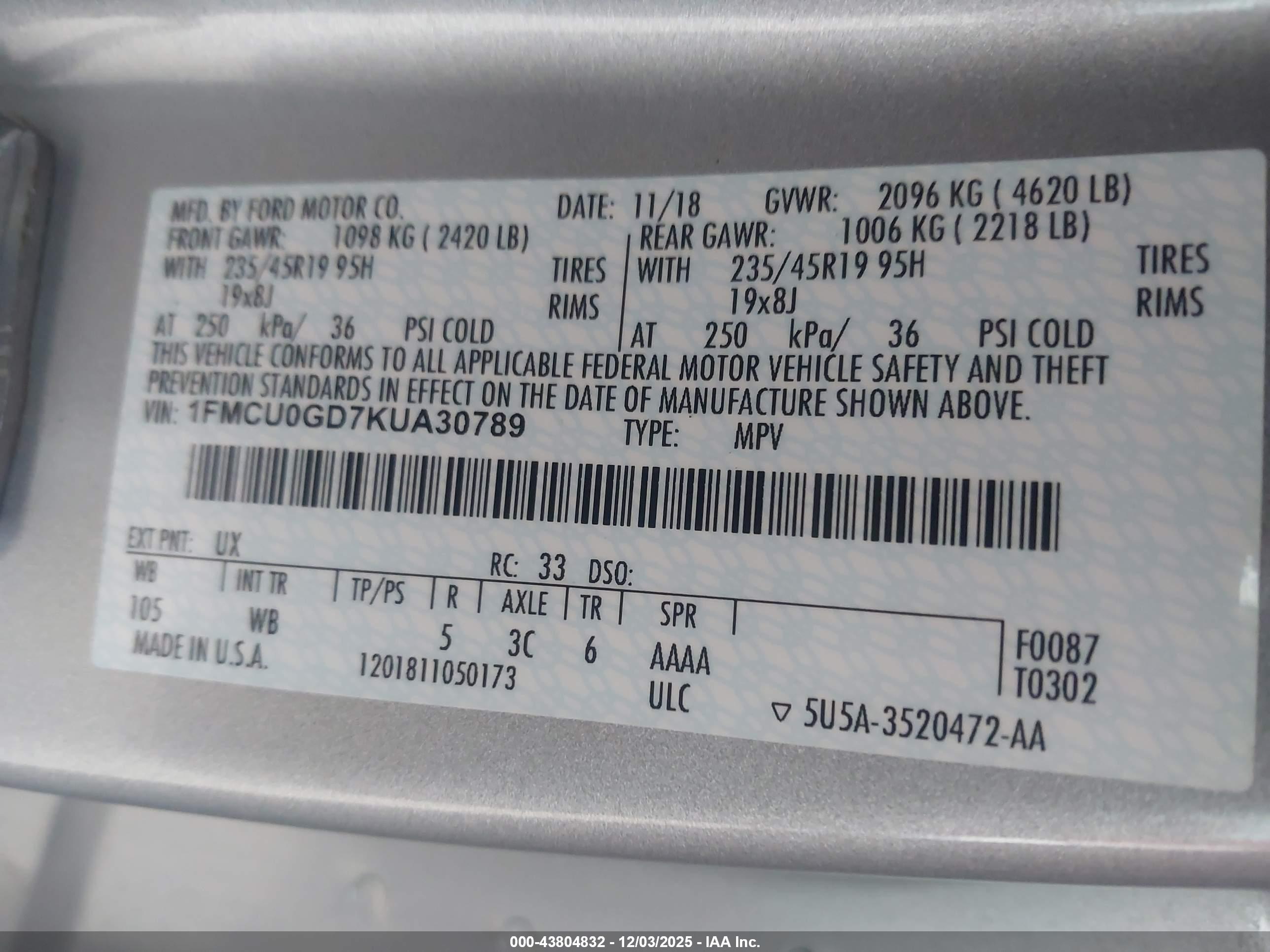 FORD ESCAPE image 9