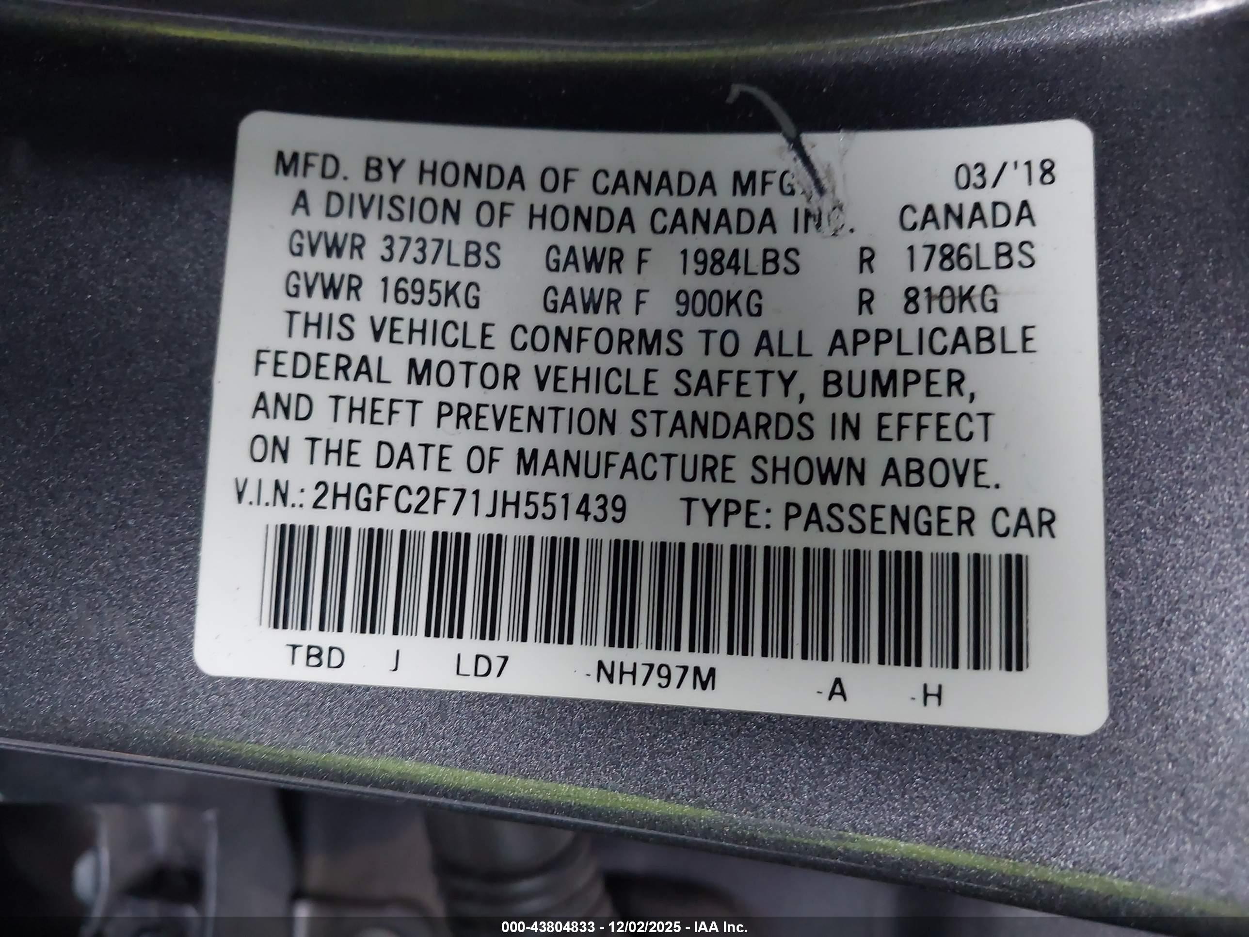 HONDA CIVIC image 9