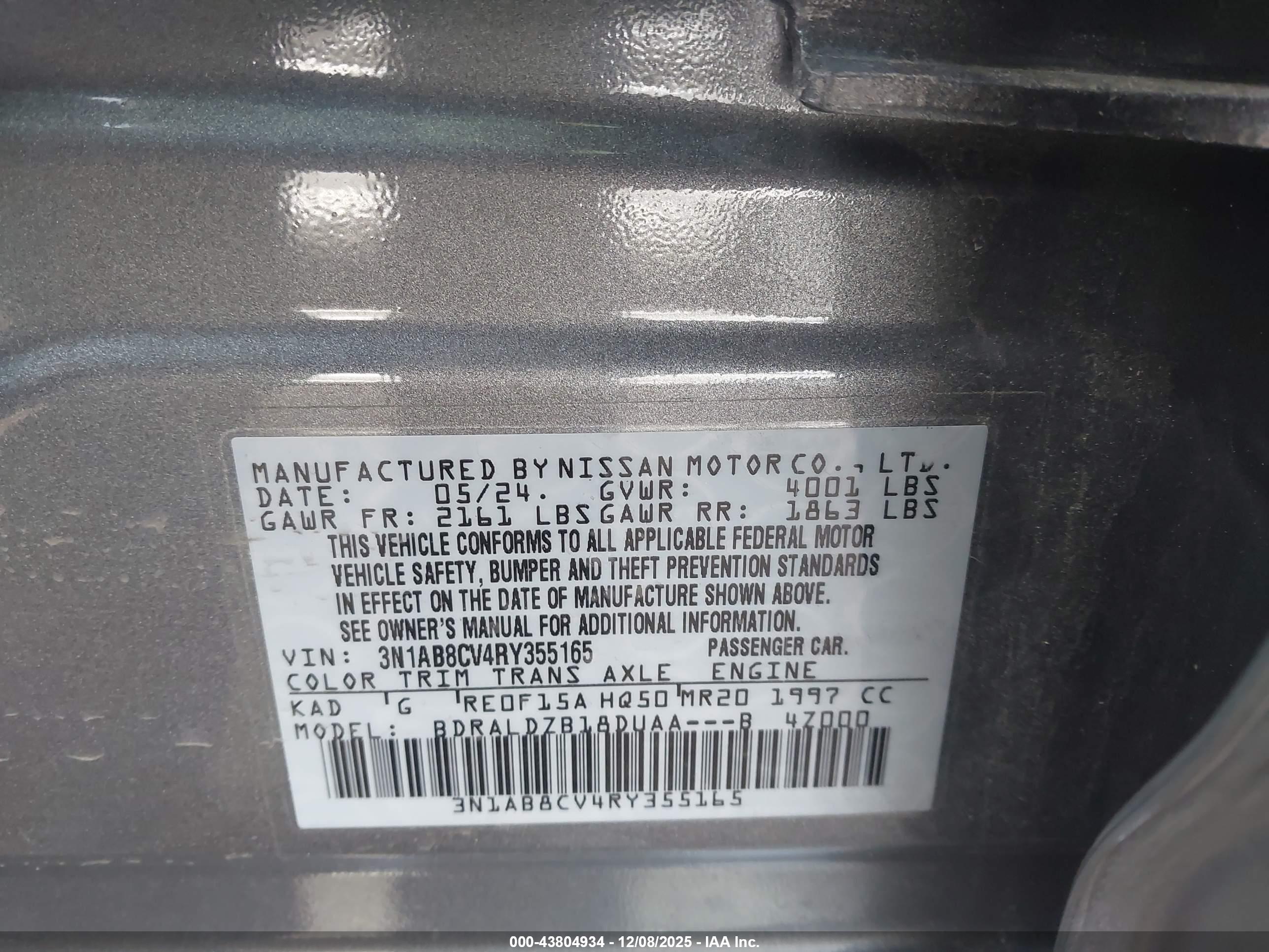 NISSAN SENTRA image 9