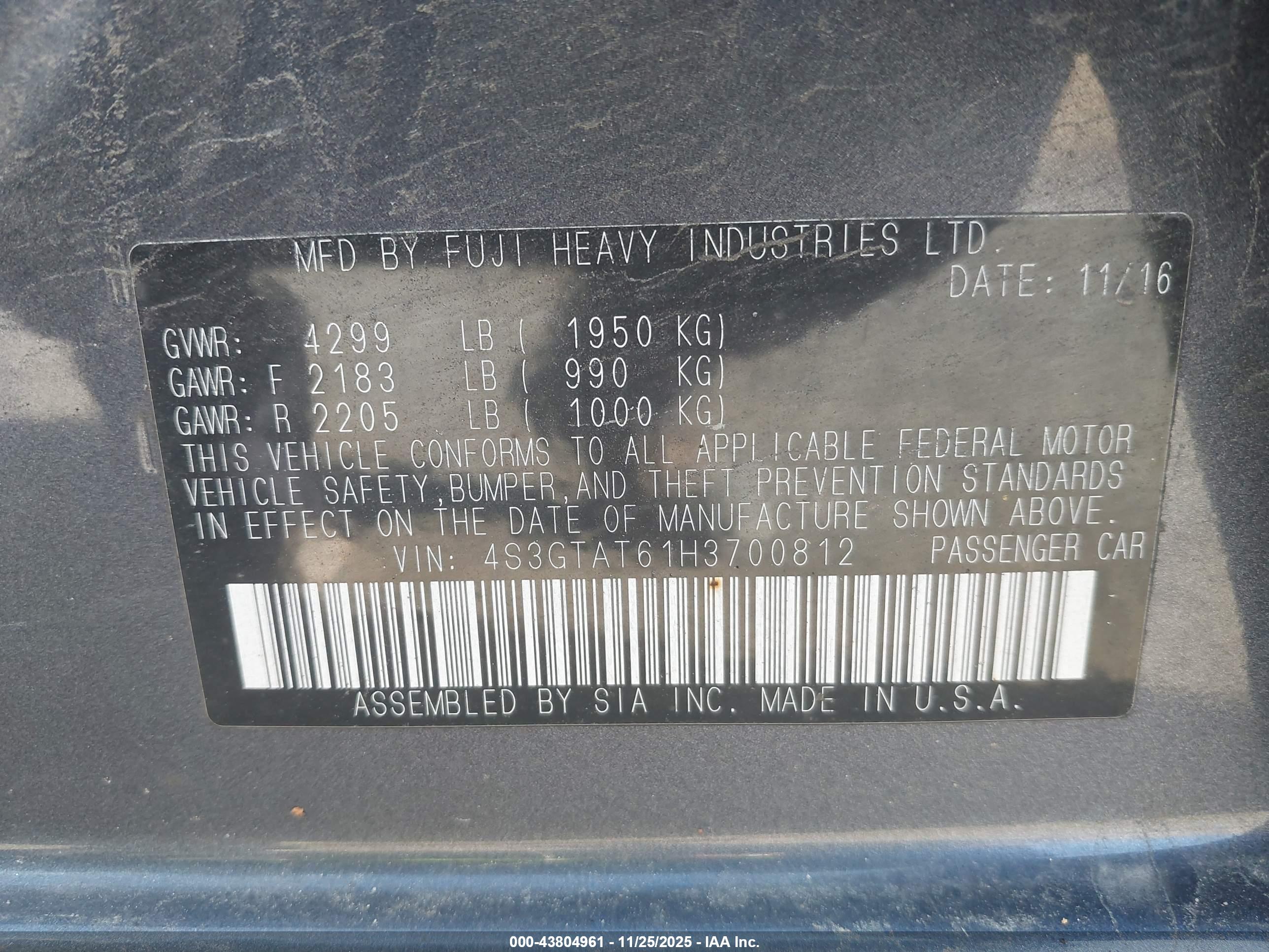 SUBARU IMPREZA image 9