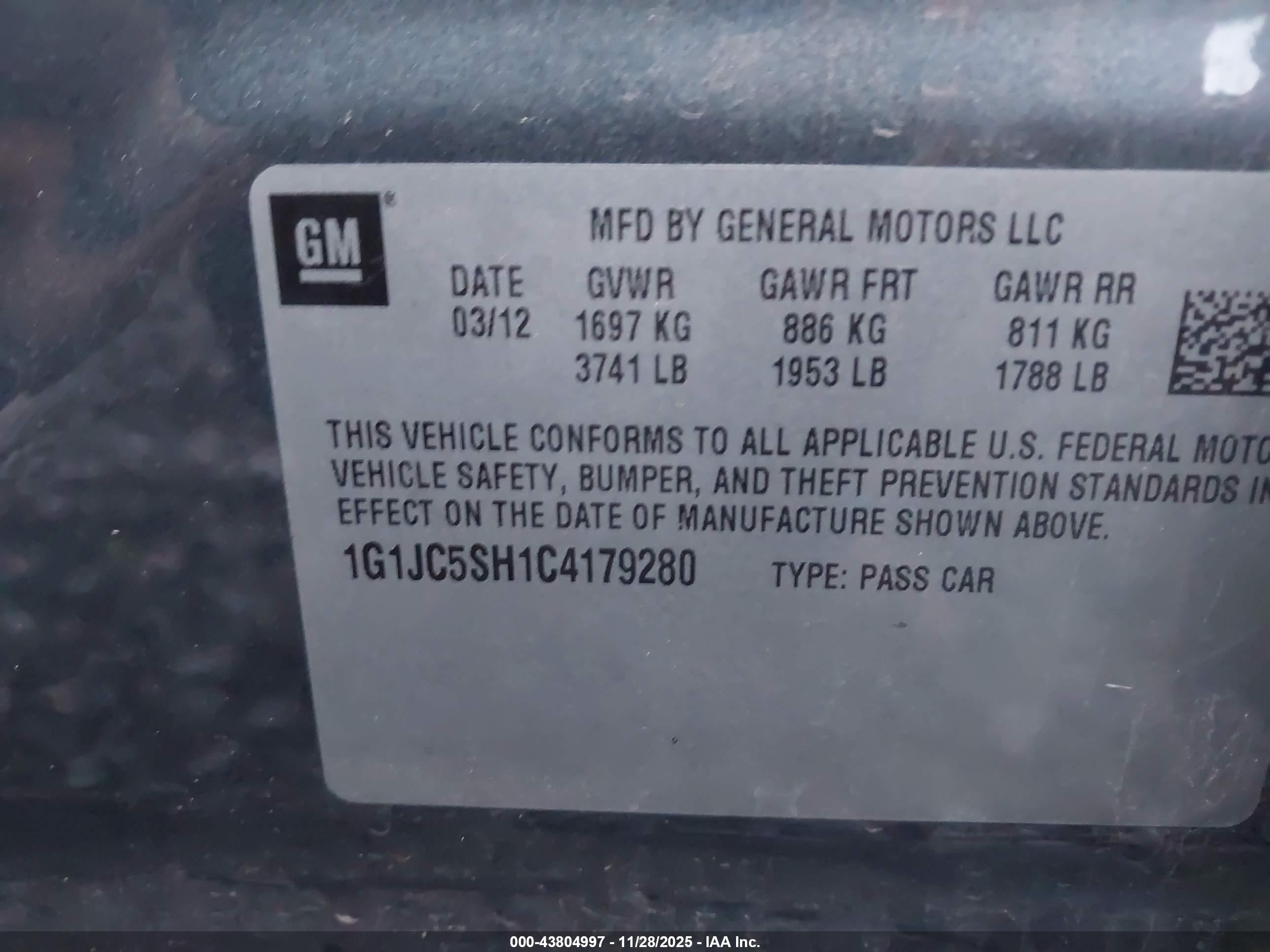 CHEVROLET SONIC image 9