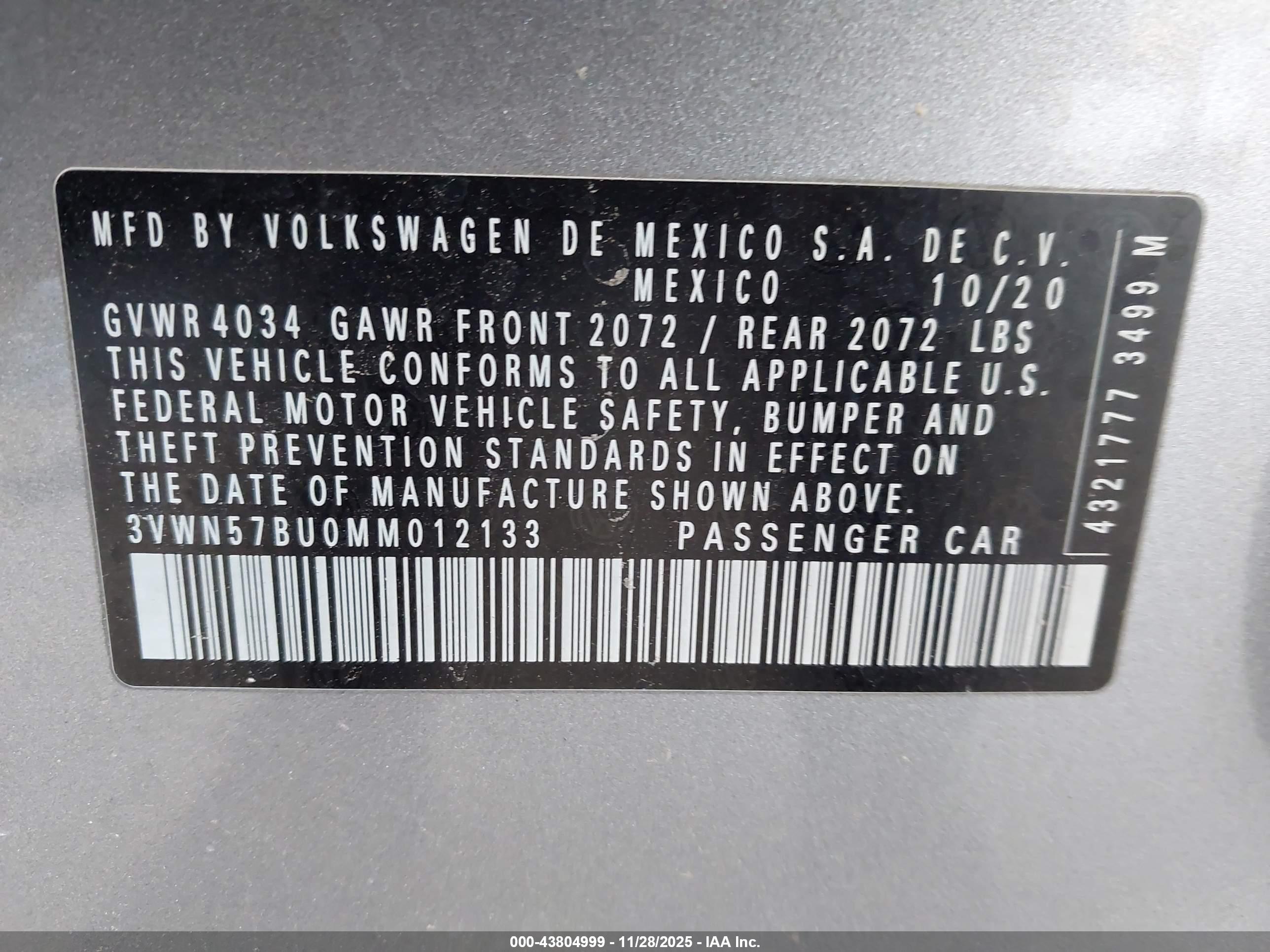 VOLKSWAGEN JETTA image 9
