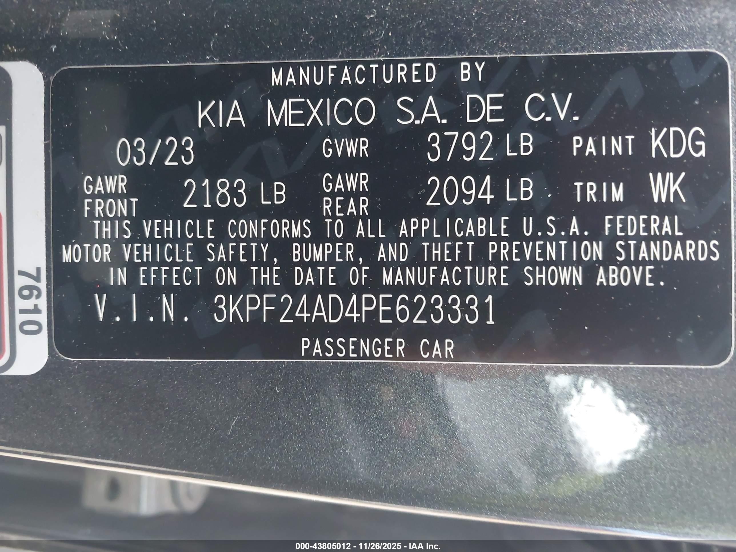 KIA FORTE image 9