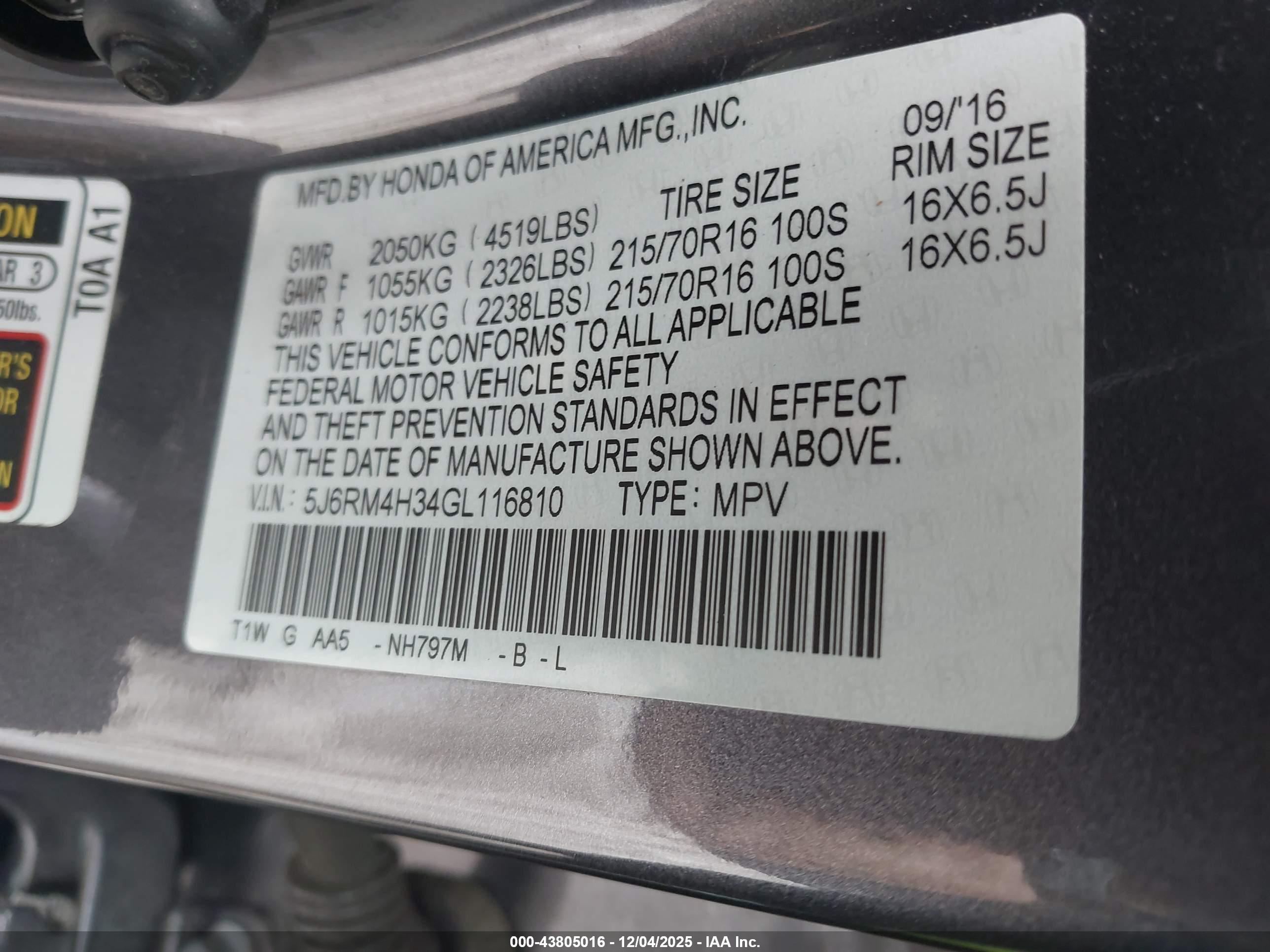 HONDA CR-V image 9
