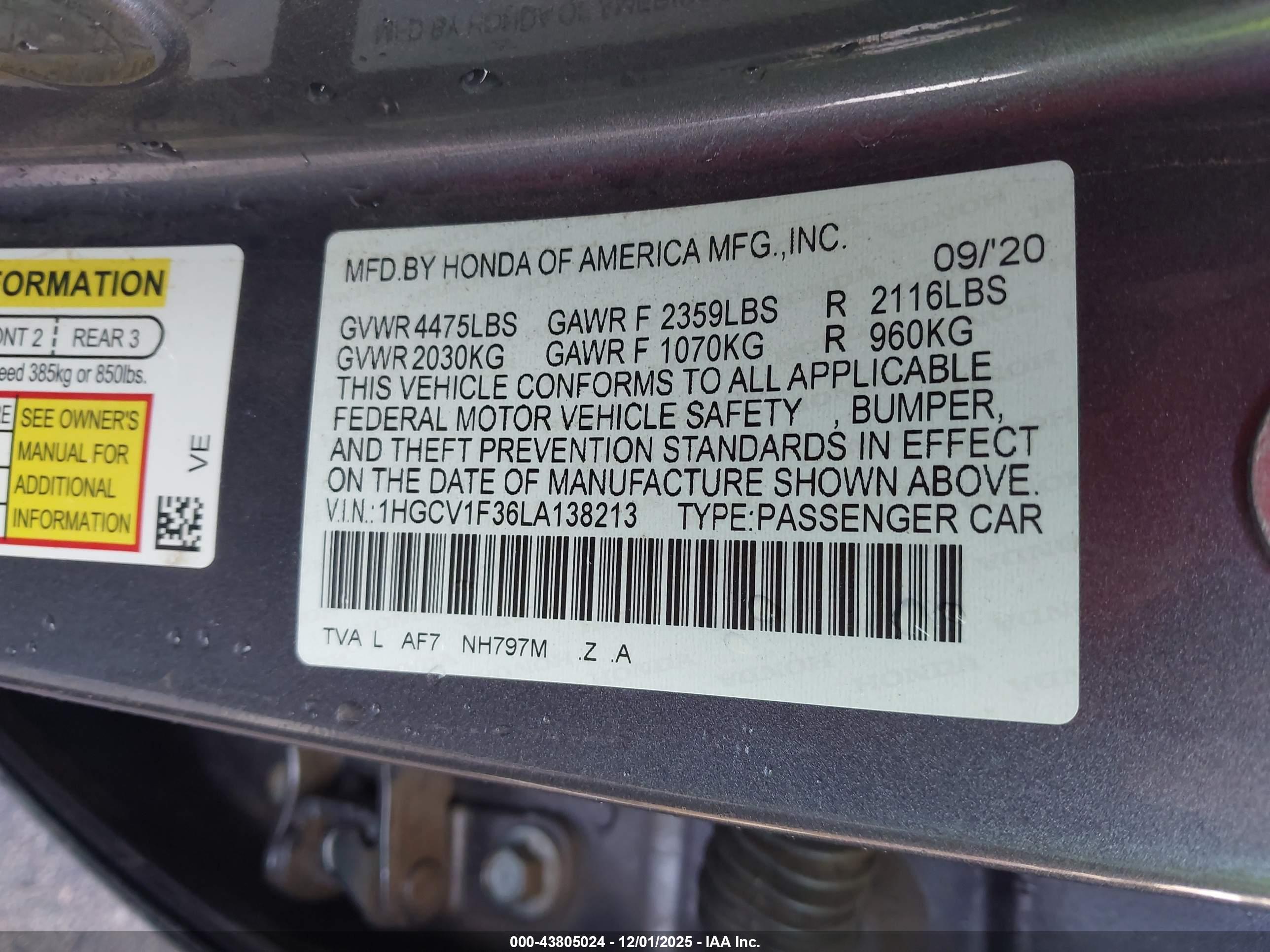 HONDA ACCORD image 9