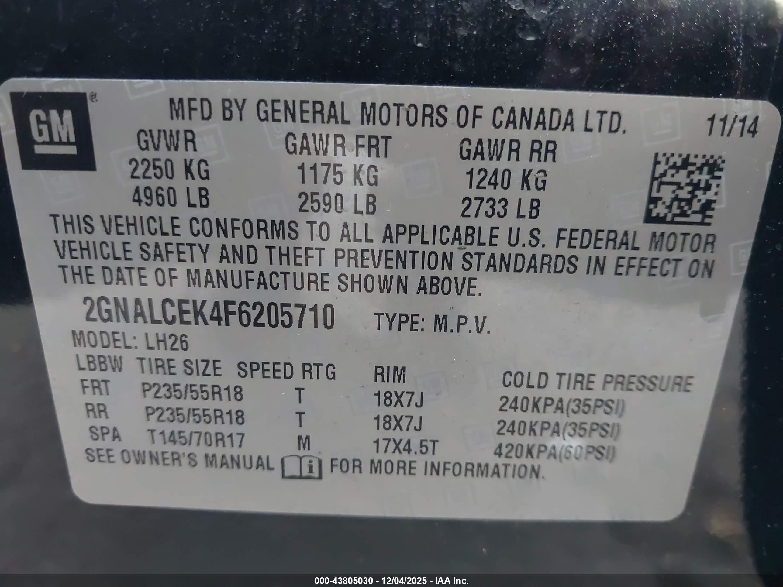 CHEVROLET EQUINOX image 9