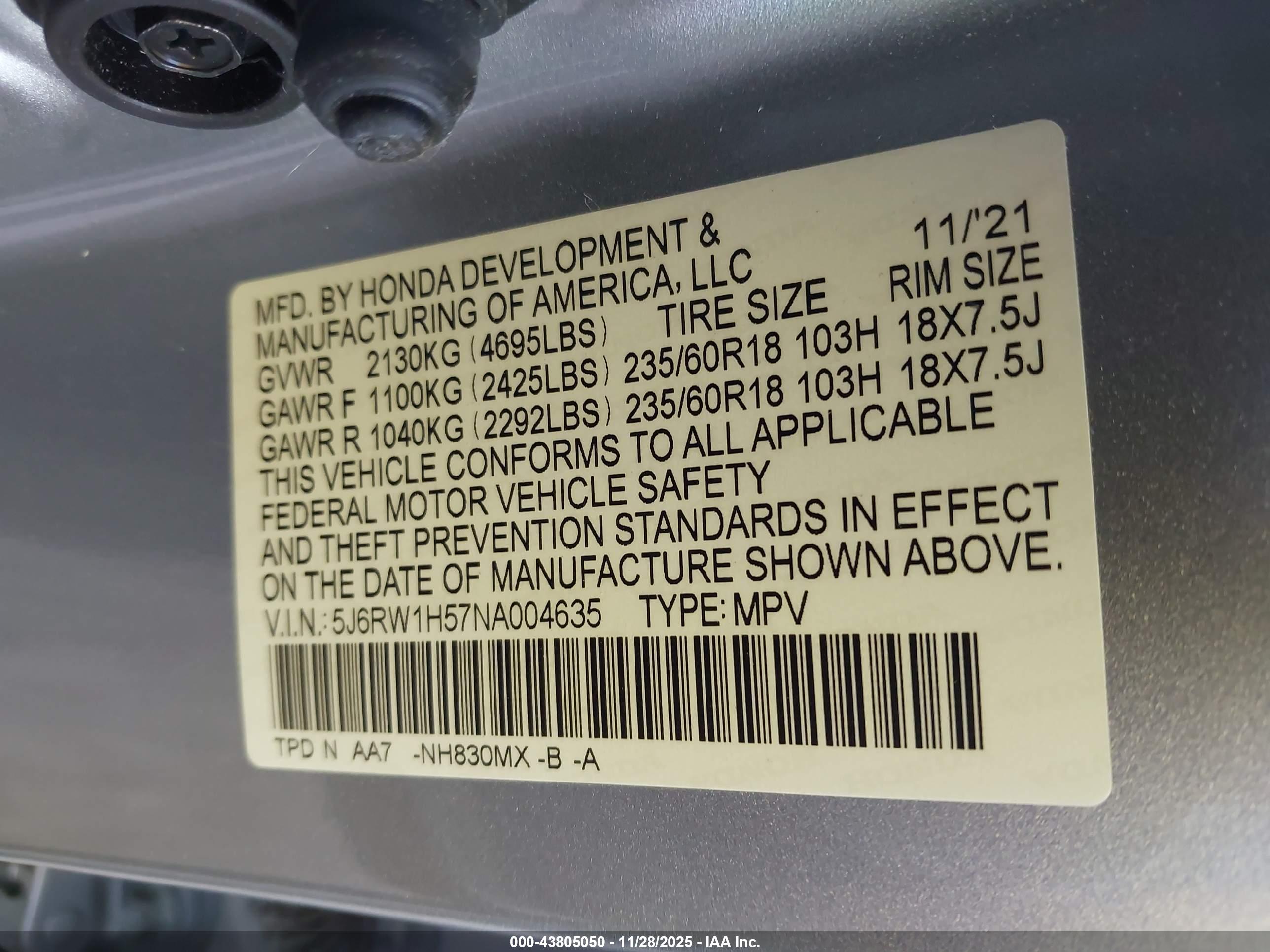 HONDA CR-V image 9