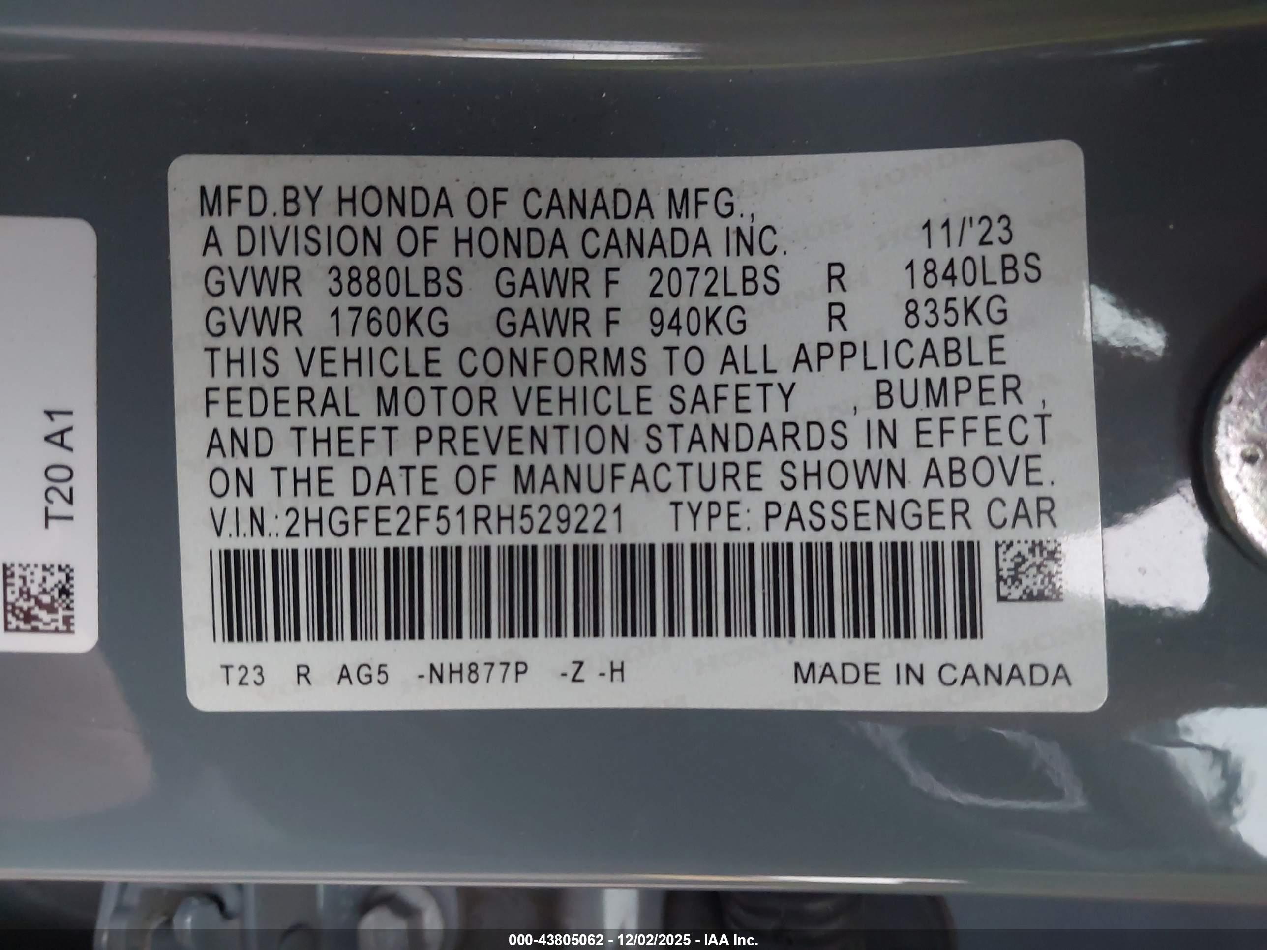 HONDA CIVIC image 9