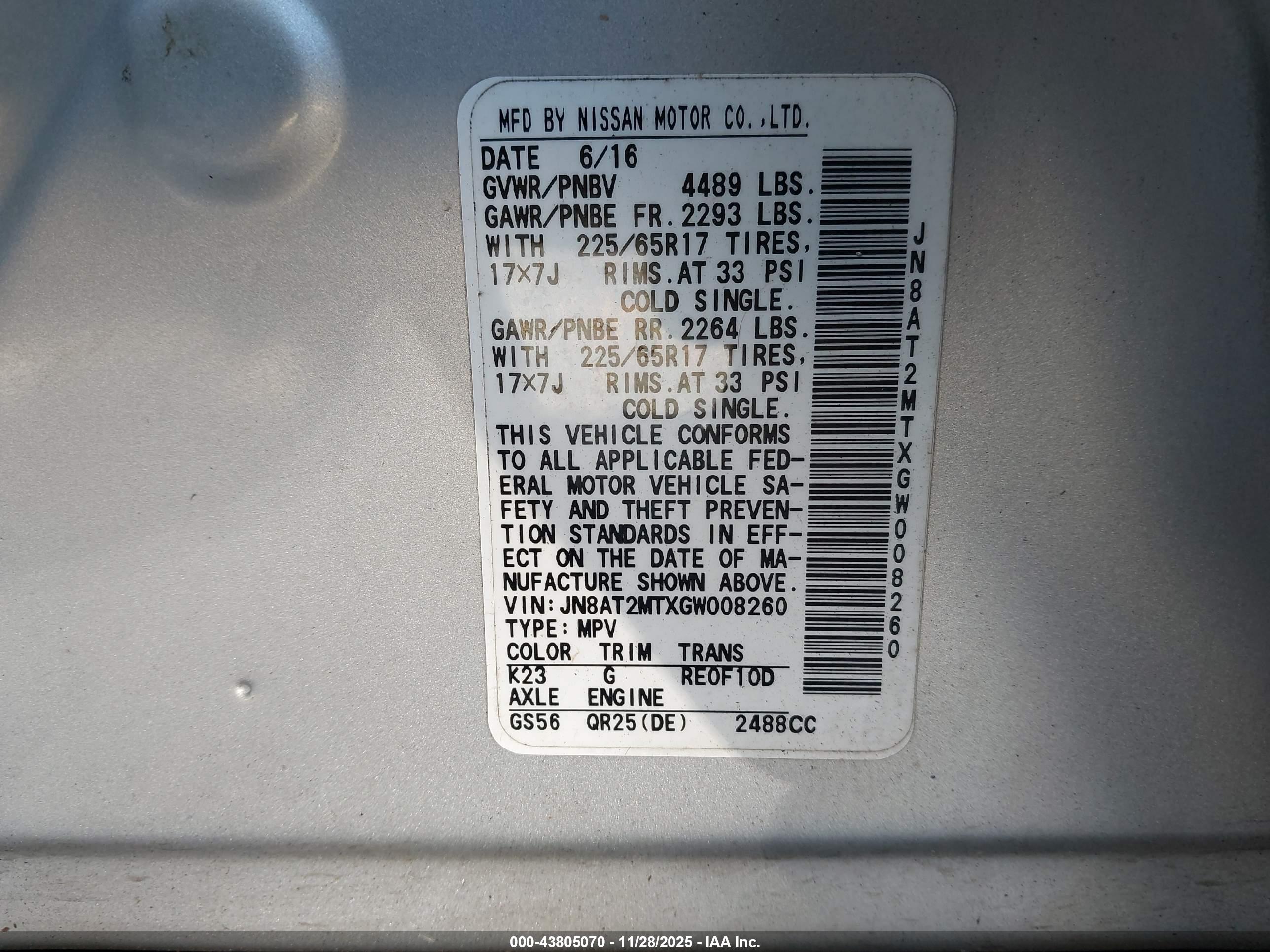 NISSAN ROGUE image 9