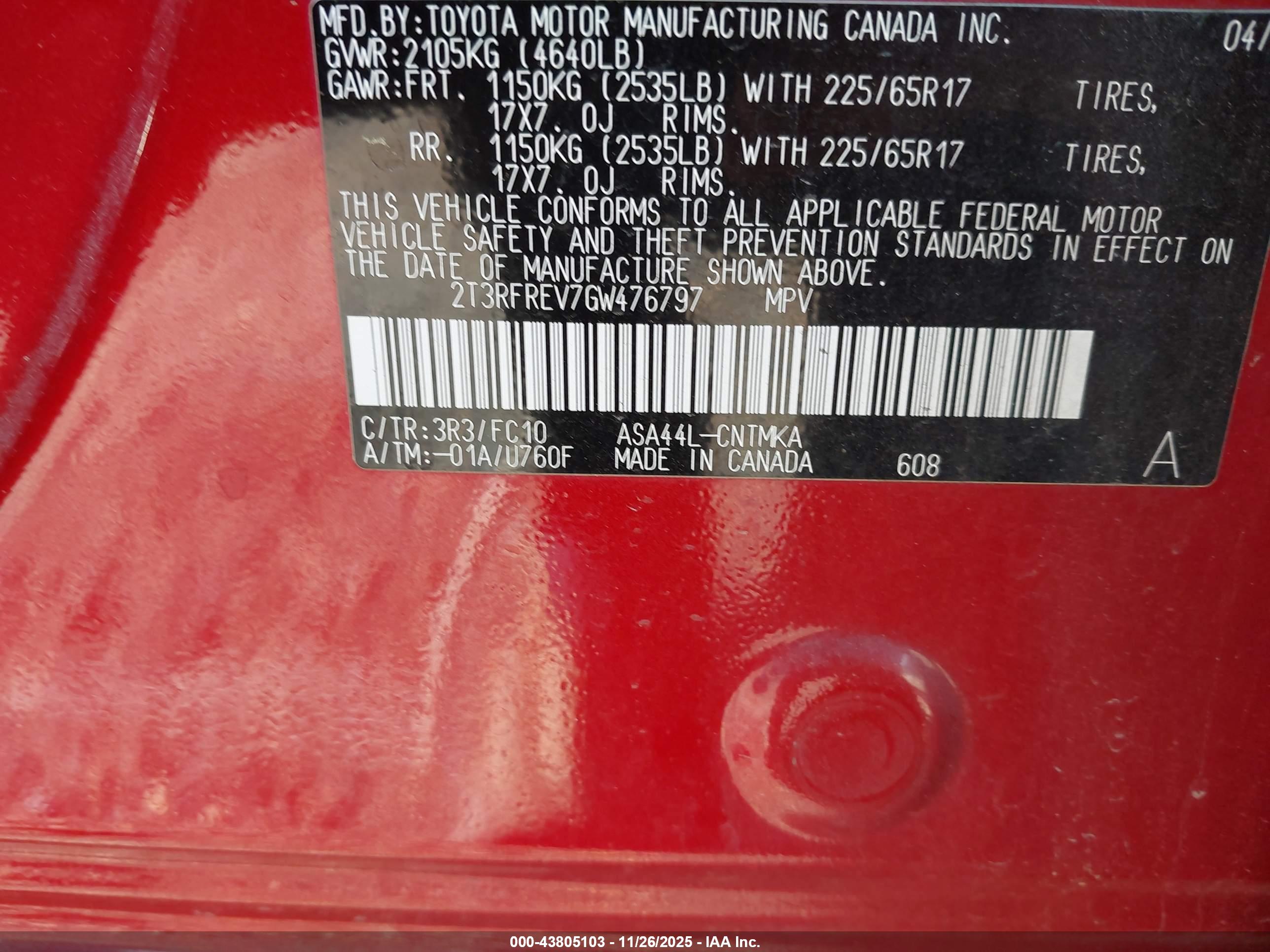 TOYOTA RAV4 image 9