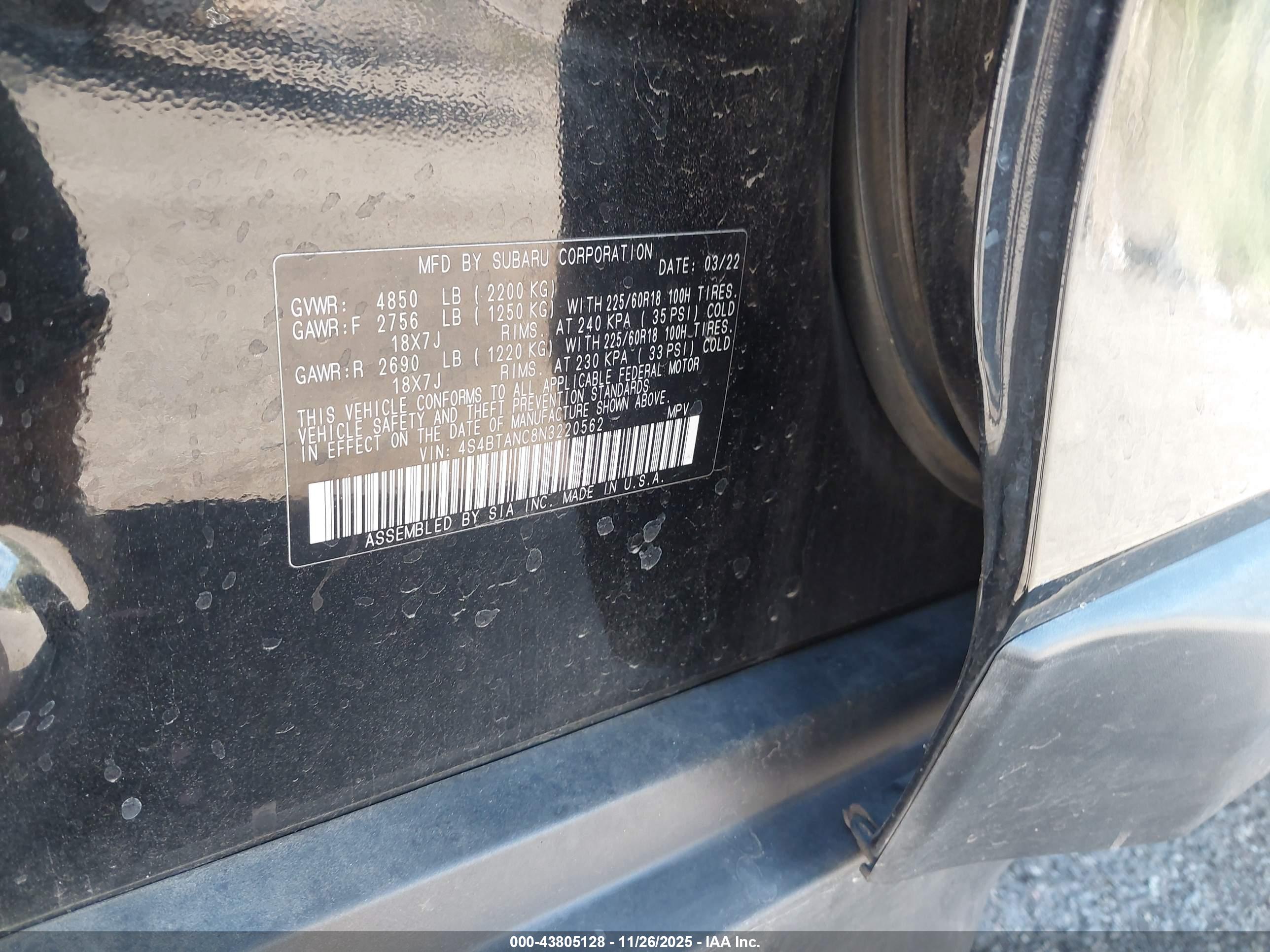 SUBARU OUTBACK image 9