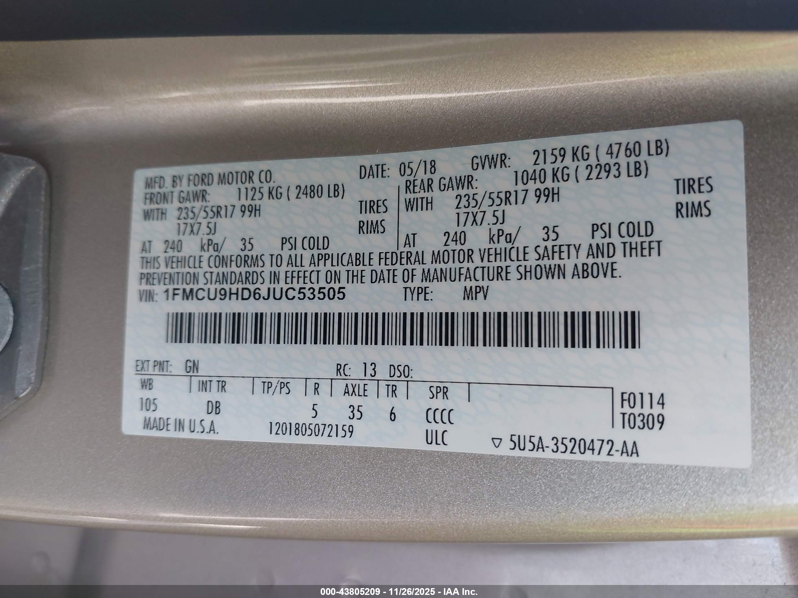 FORD ESCAPE image 9
