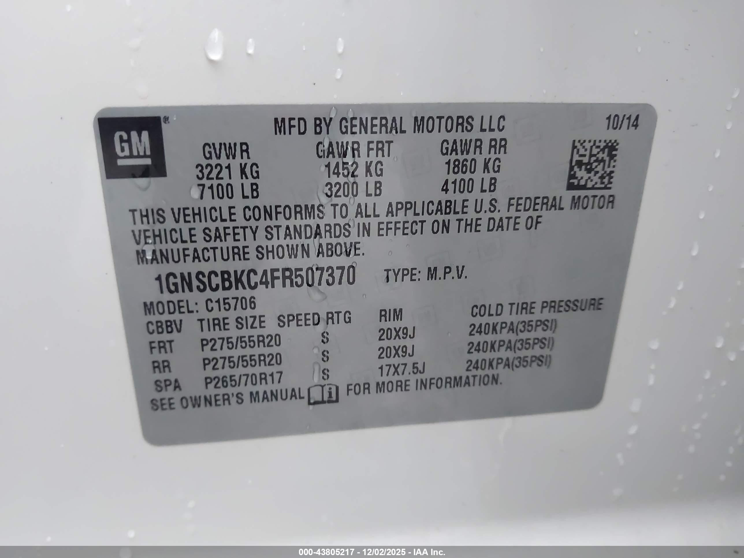 CHEVROLET TAHOE image 9