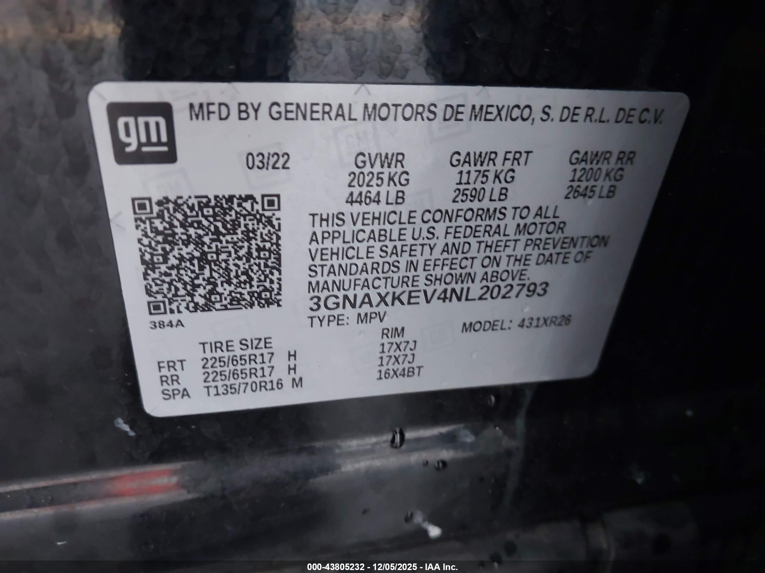 CHEVROLET EQUINOX image 9