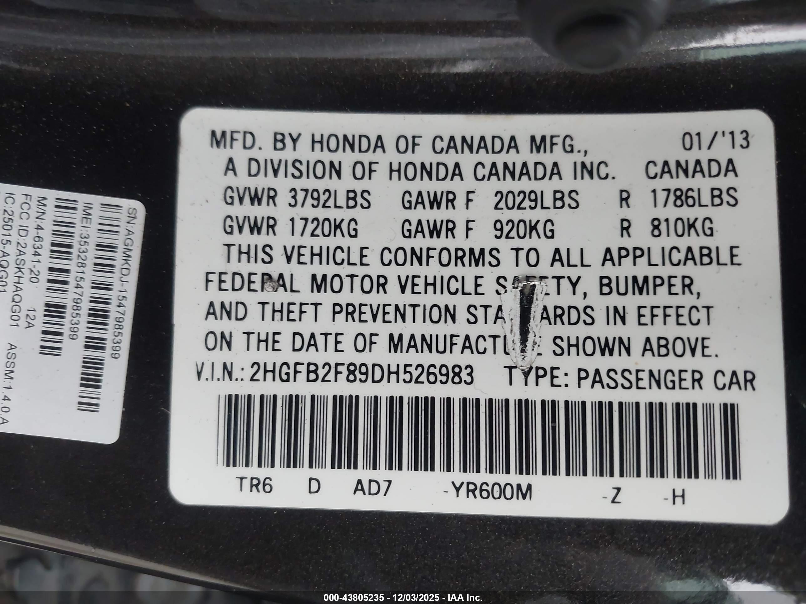 HONDA CIVIC image 9