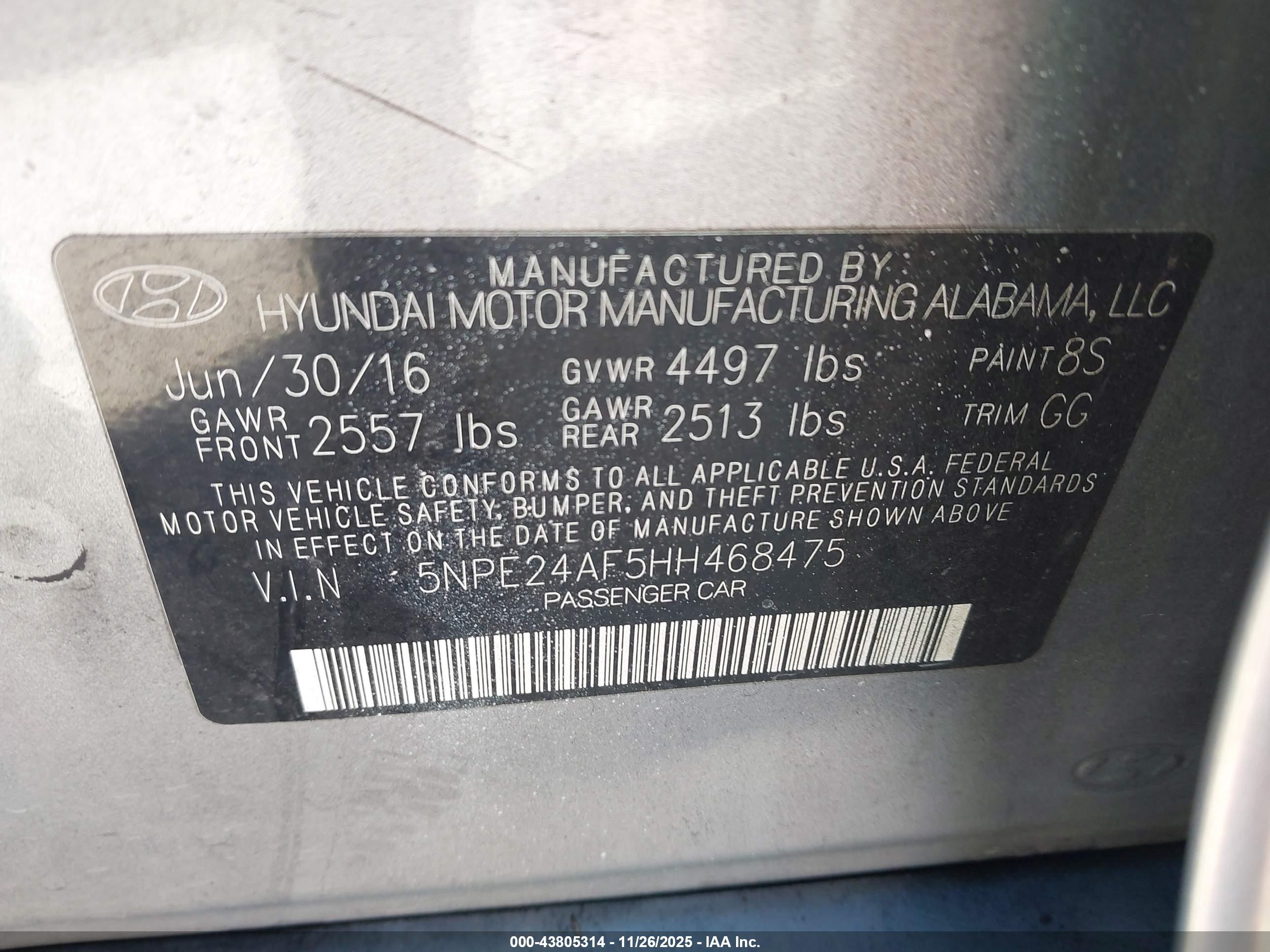 HYUNDAI SONATA image 9