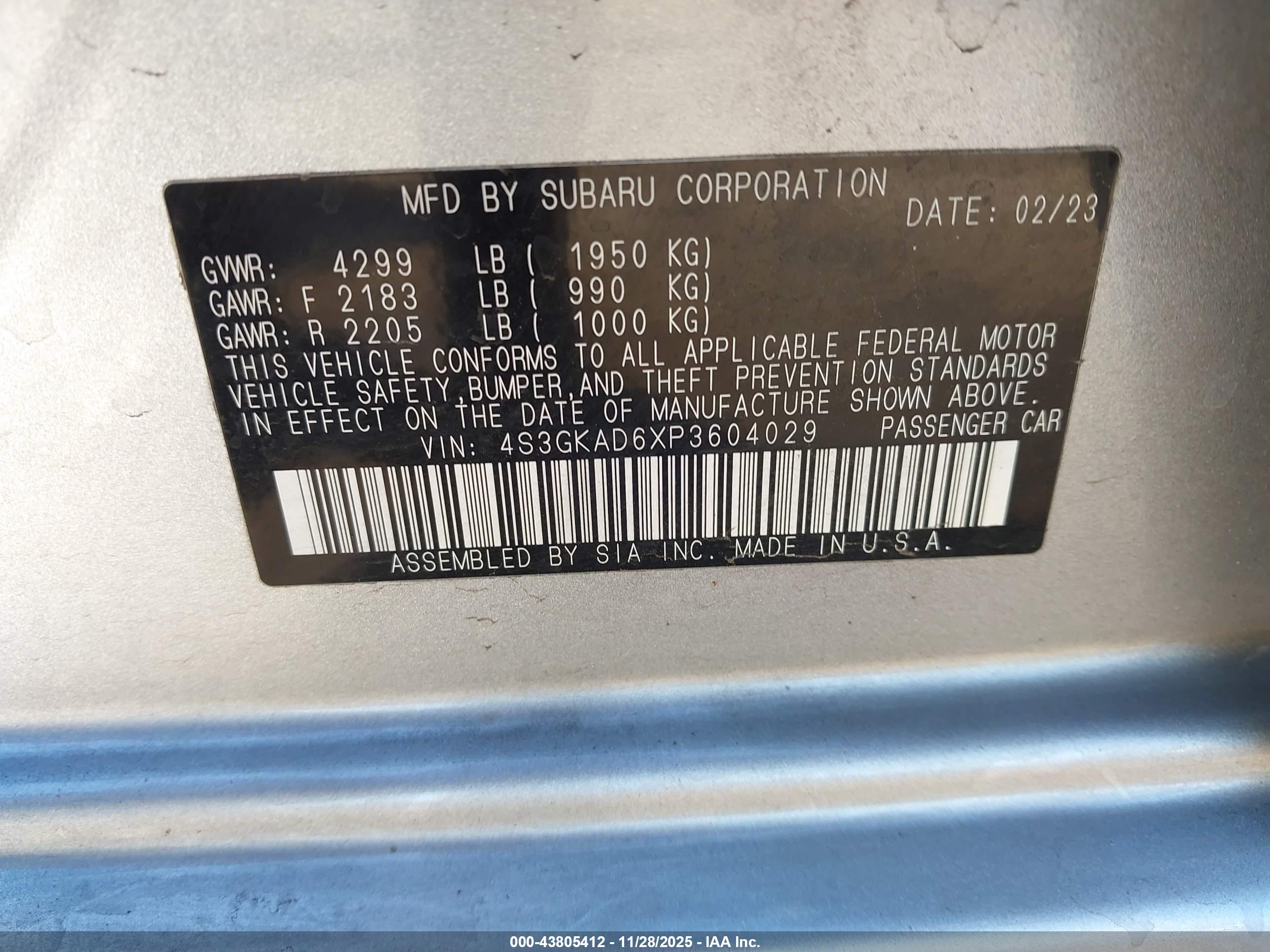 SUBARU IMPREZA image 9