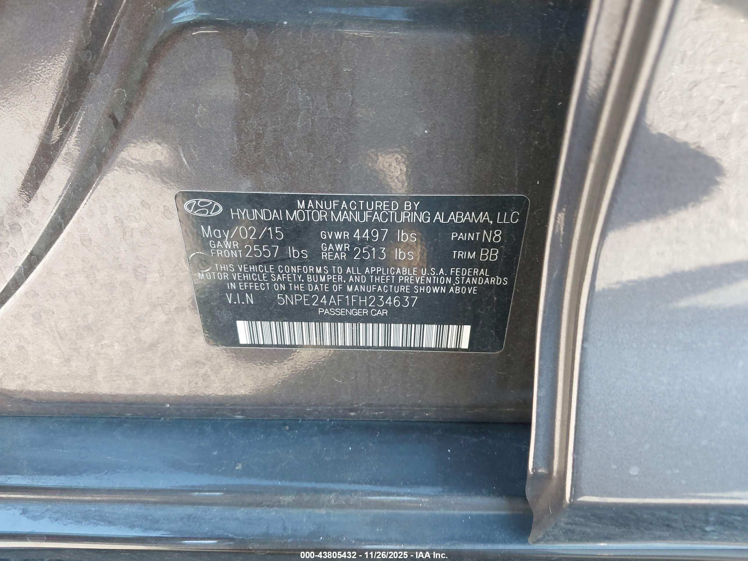 HYUNDAI SONATA image 9