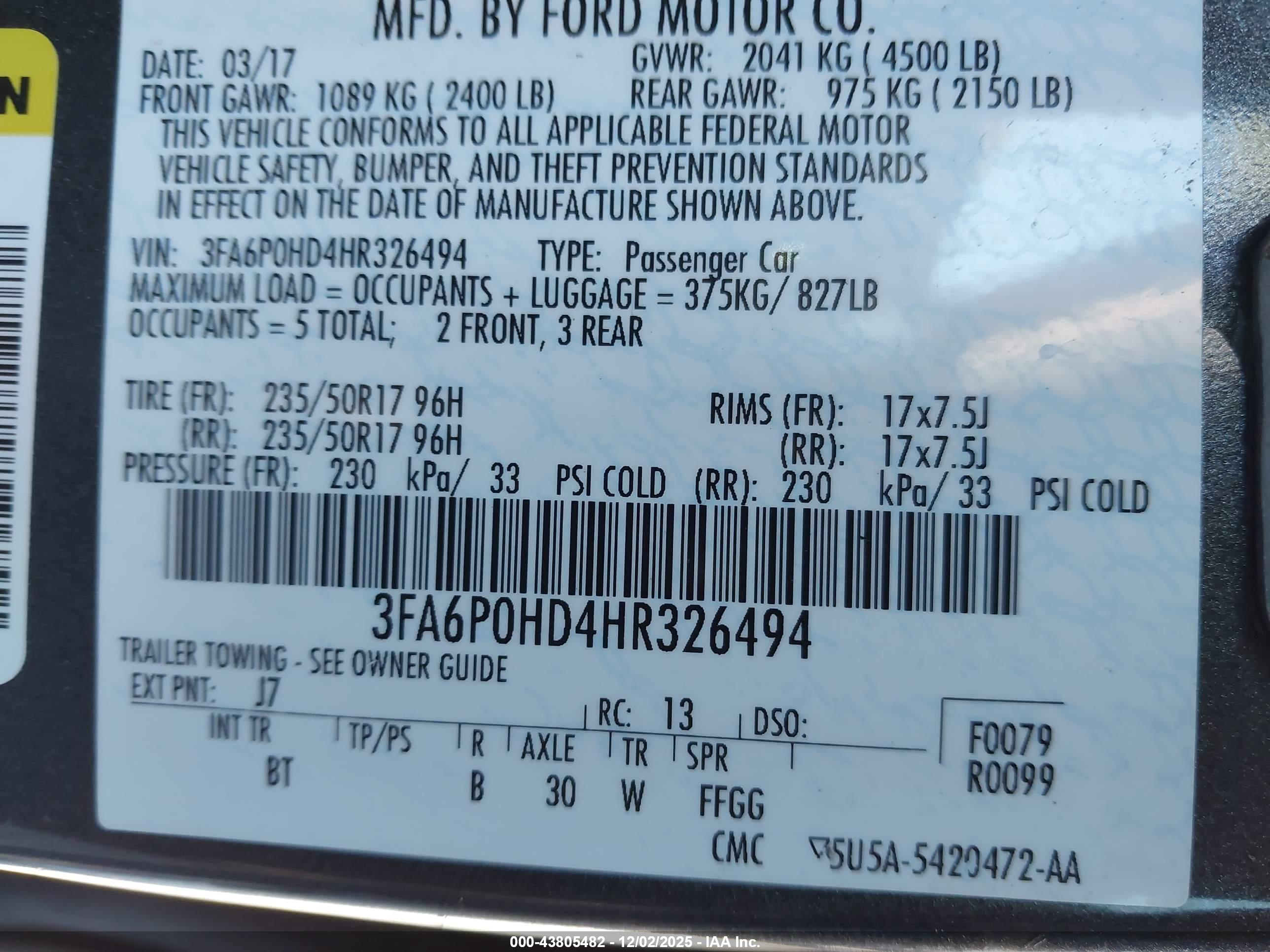 FORD FUSION image 9