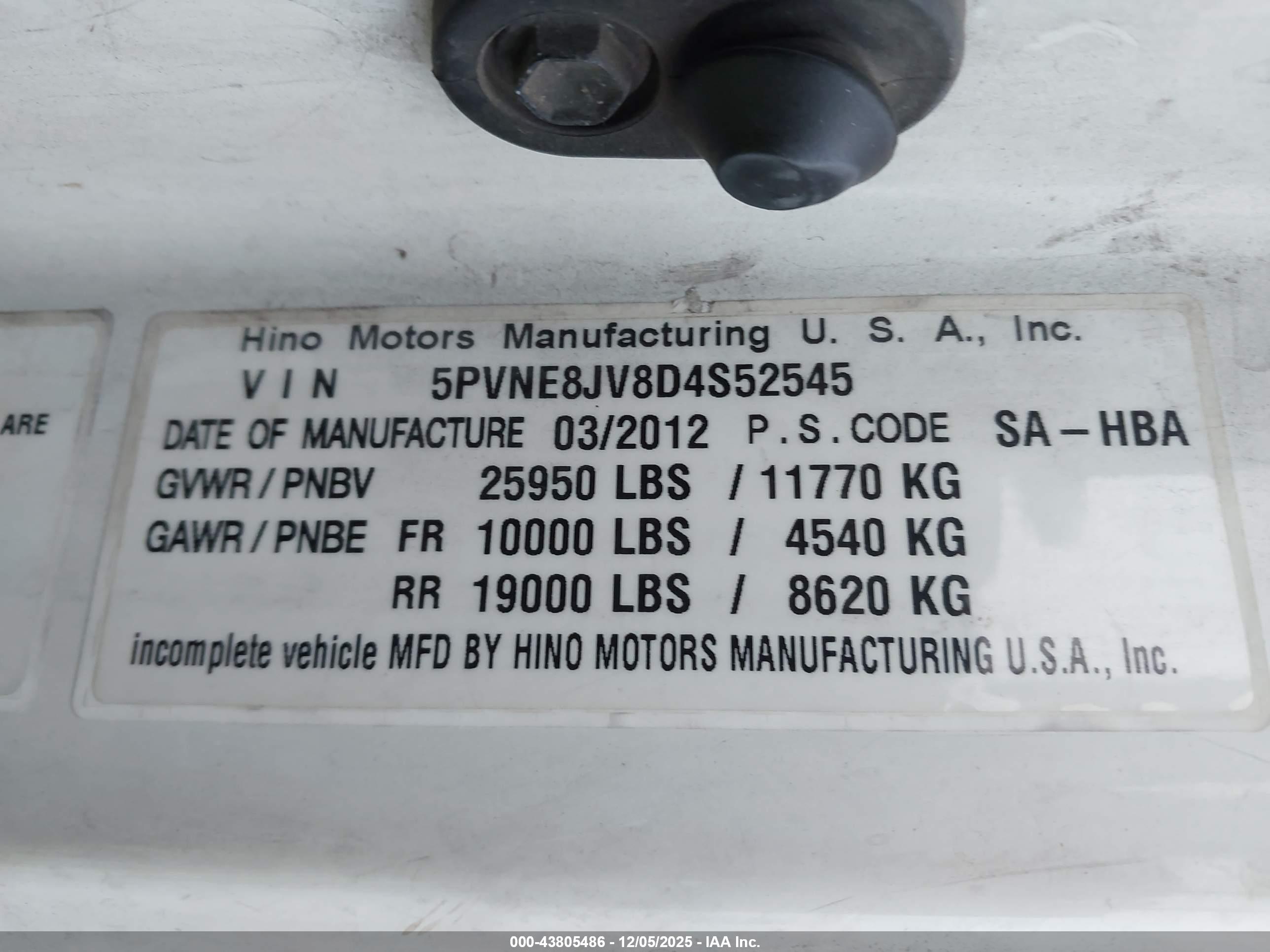 HINO 258/268 image 9