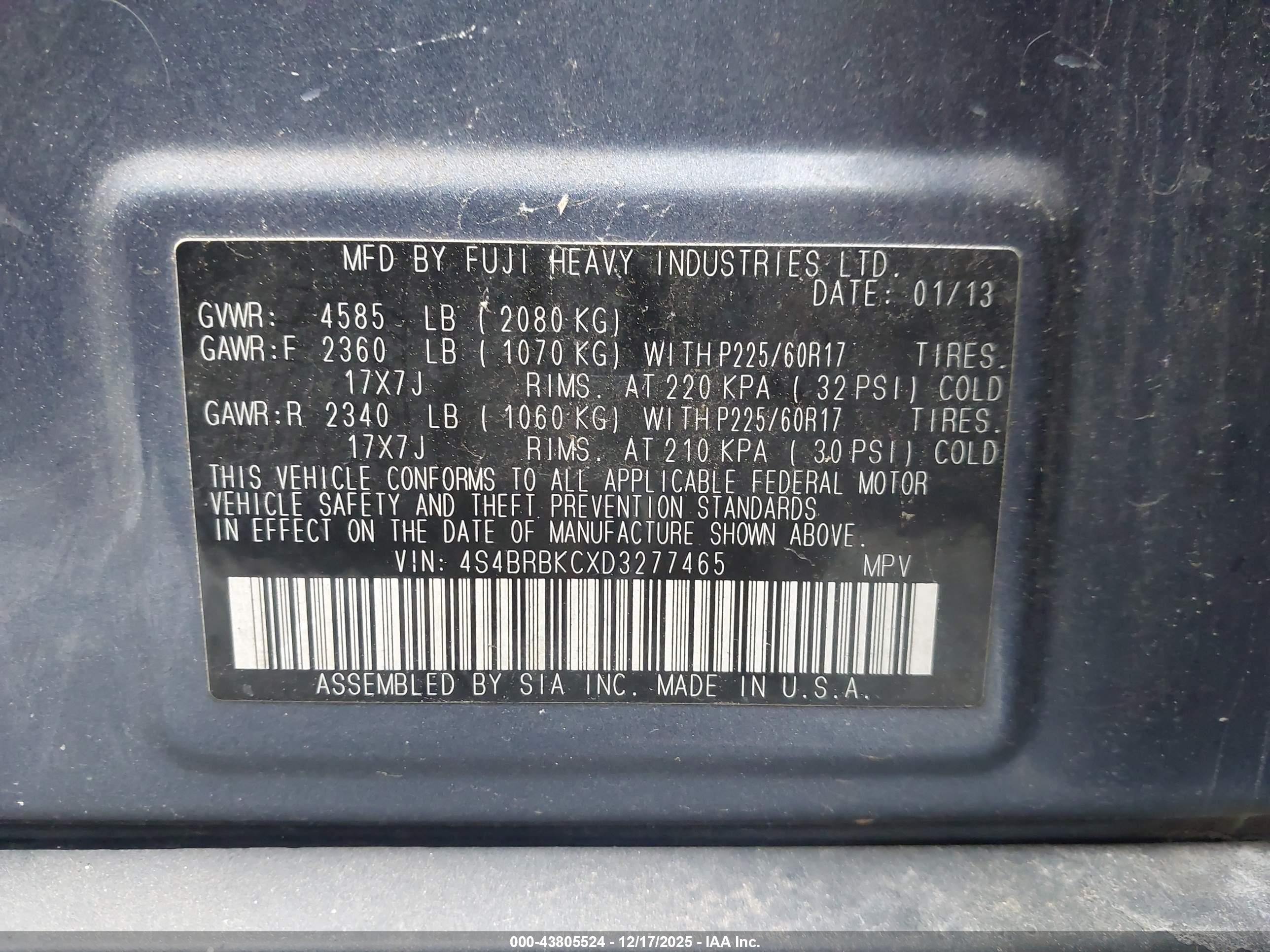 SUBARU OUTBACK image 9