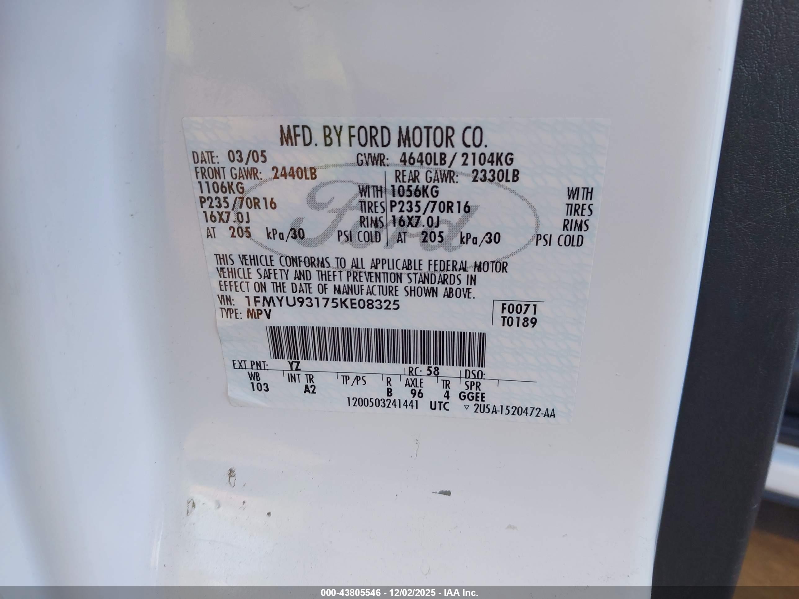 FORD ESCAPE image 9