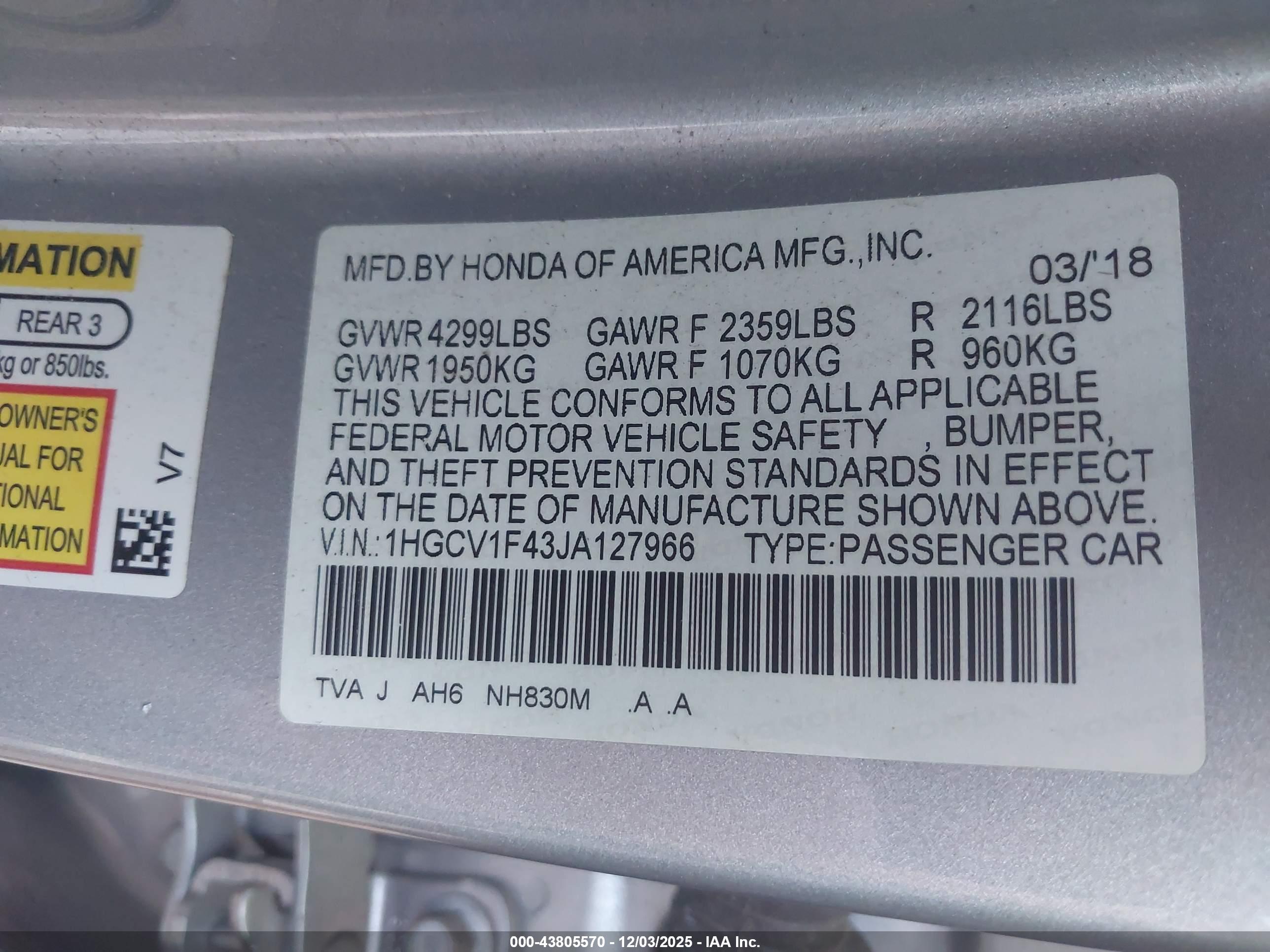 HONDA ACCORD image 9