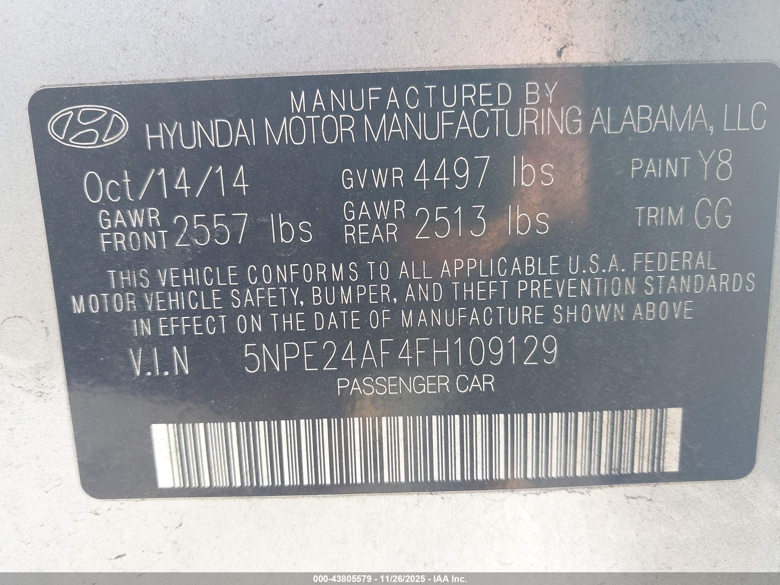 HYUNDAI SONATA image 9