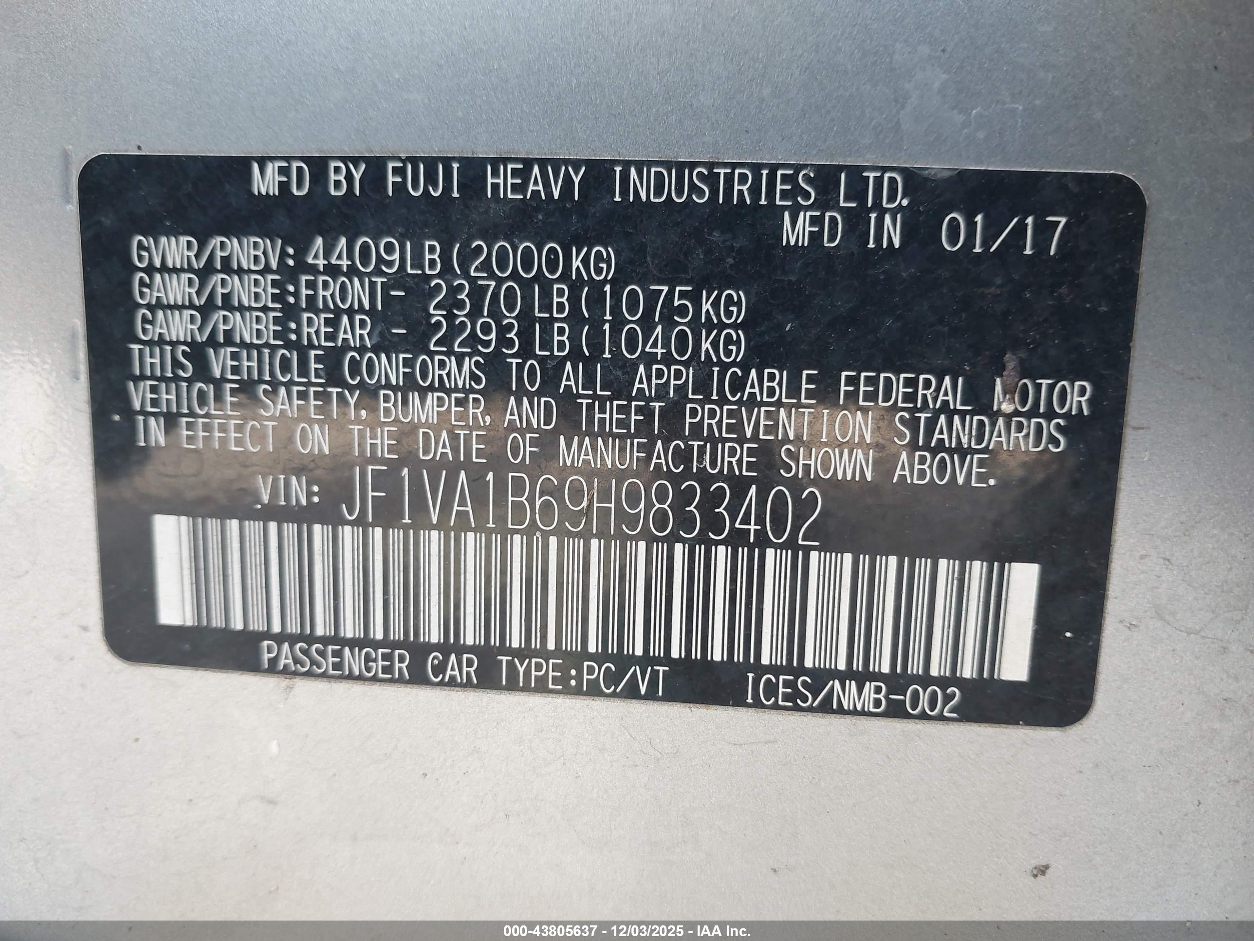 SUBARU WRX image 9