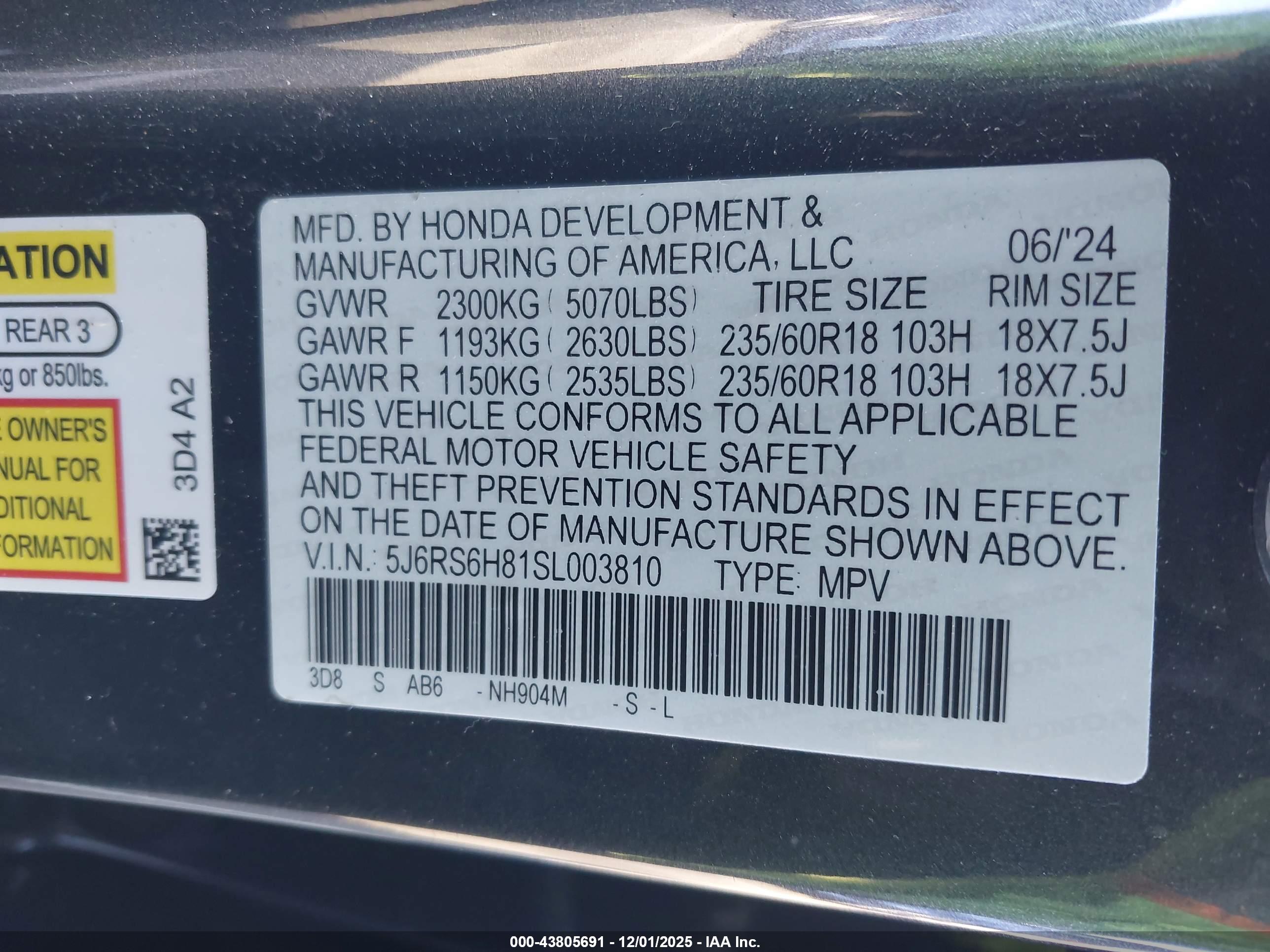 HONDA CR-V image 9