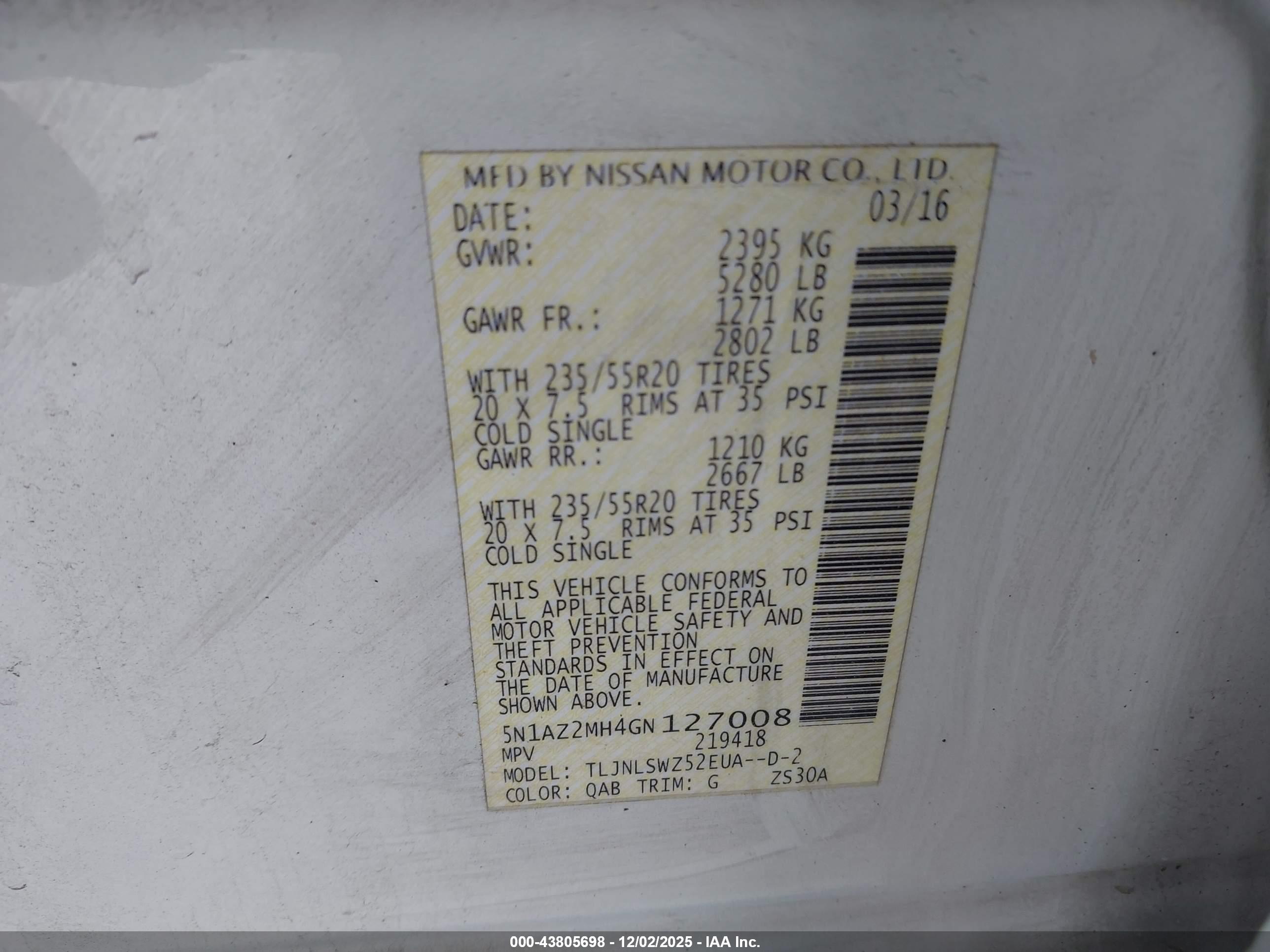 NISSAN MURANO image 9