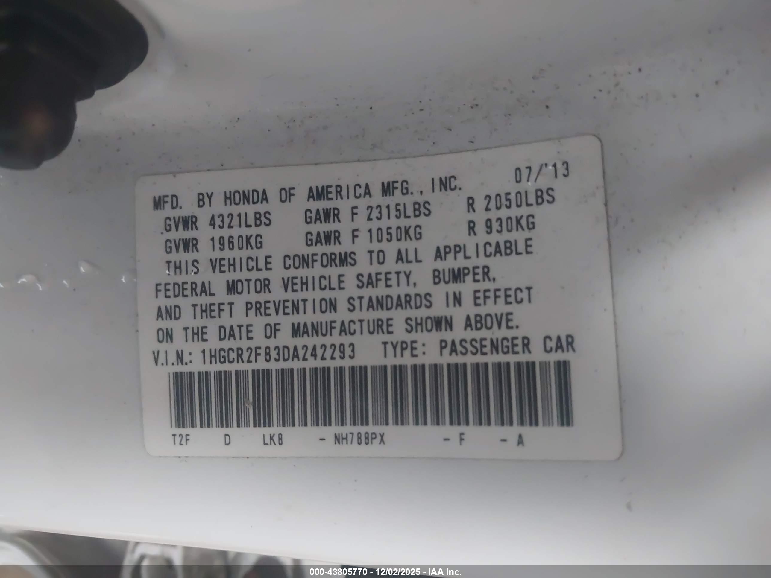HONDA ACCORD image 9