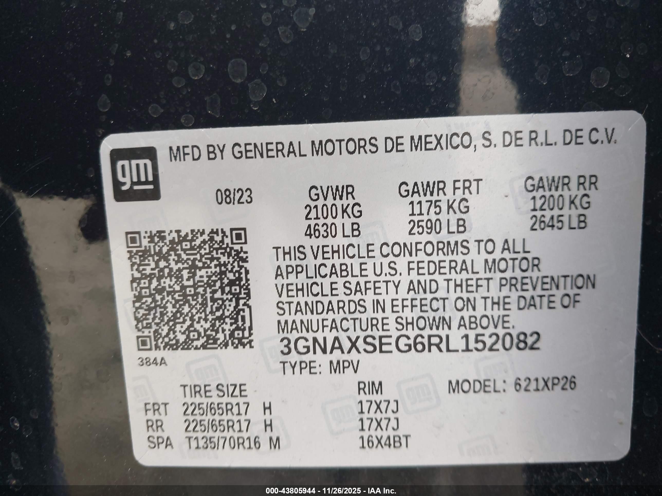 CHEVROLET EQUINOX image 9