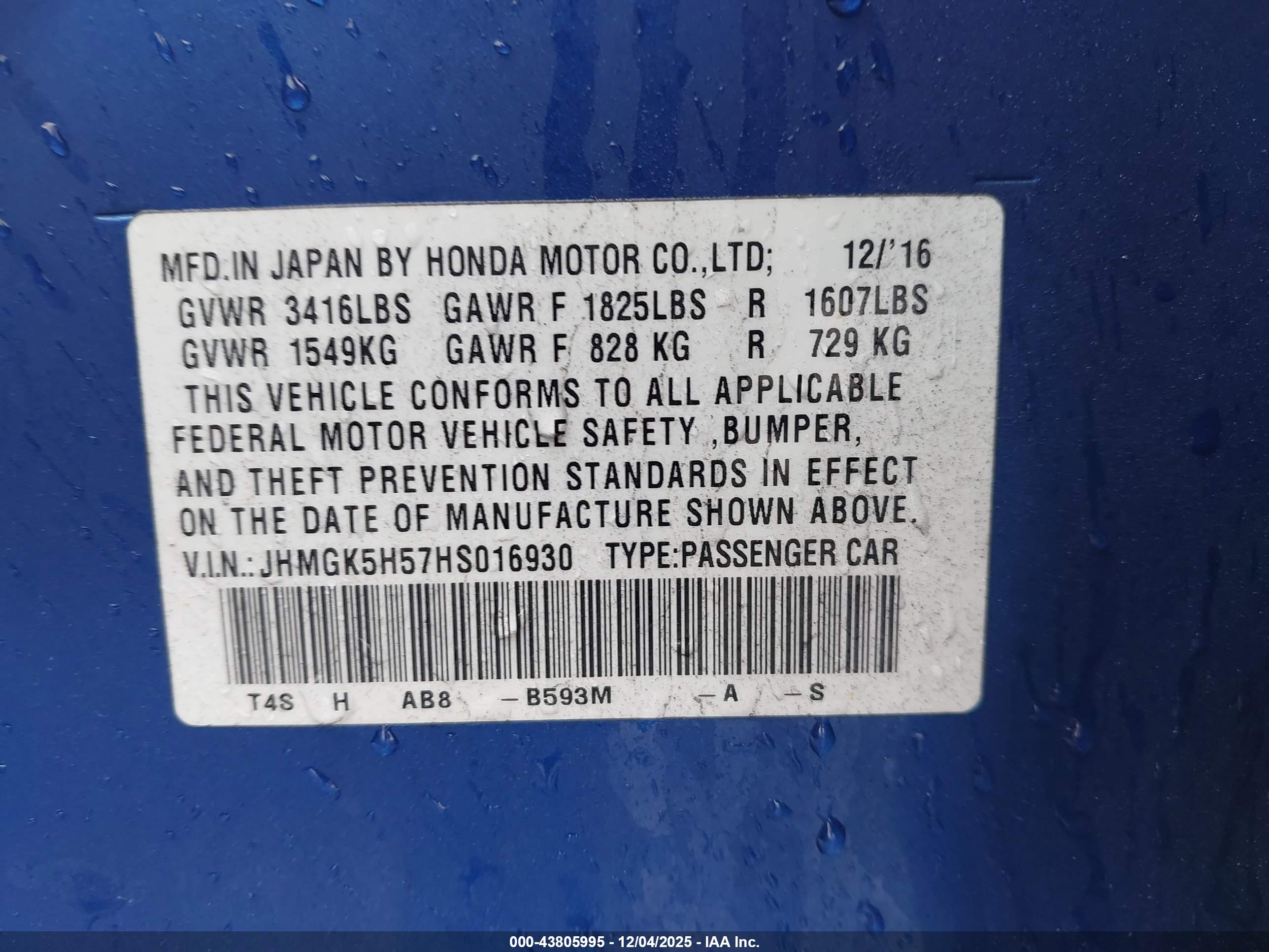 HONDA FIT image 9