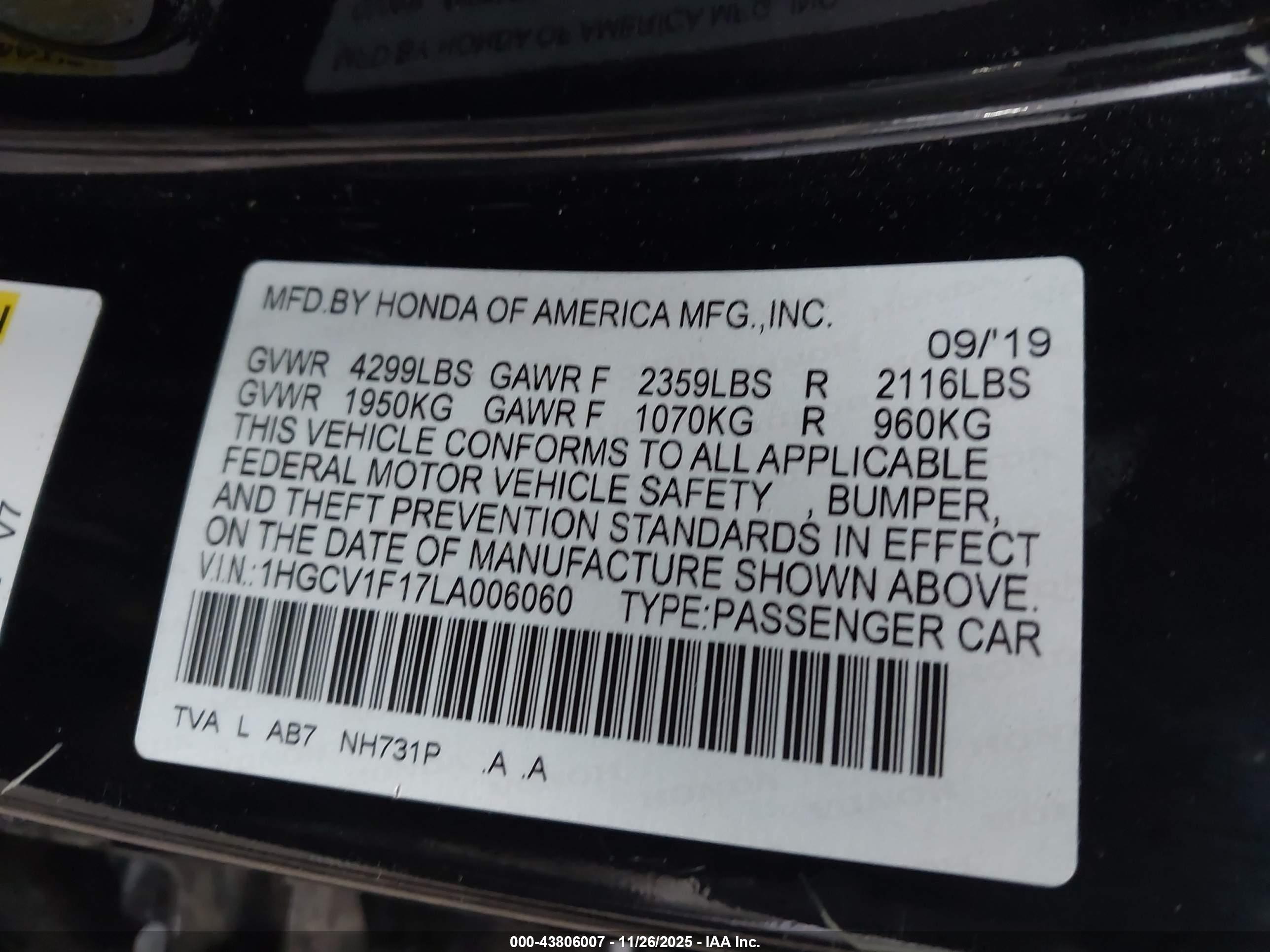 HONDA ACCORD image 9