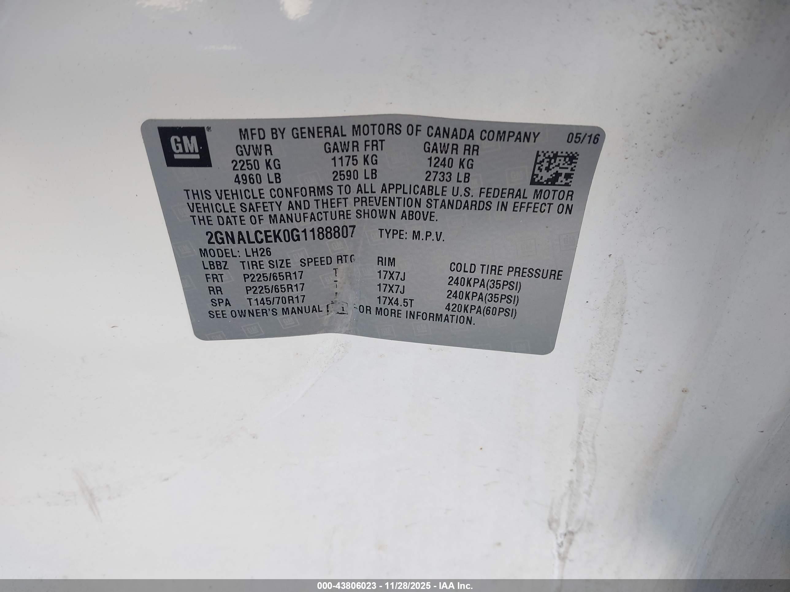 CHEVROLET EQUINOX image 9