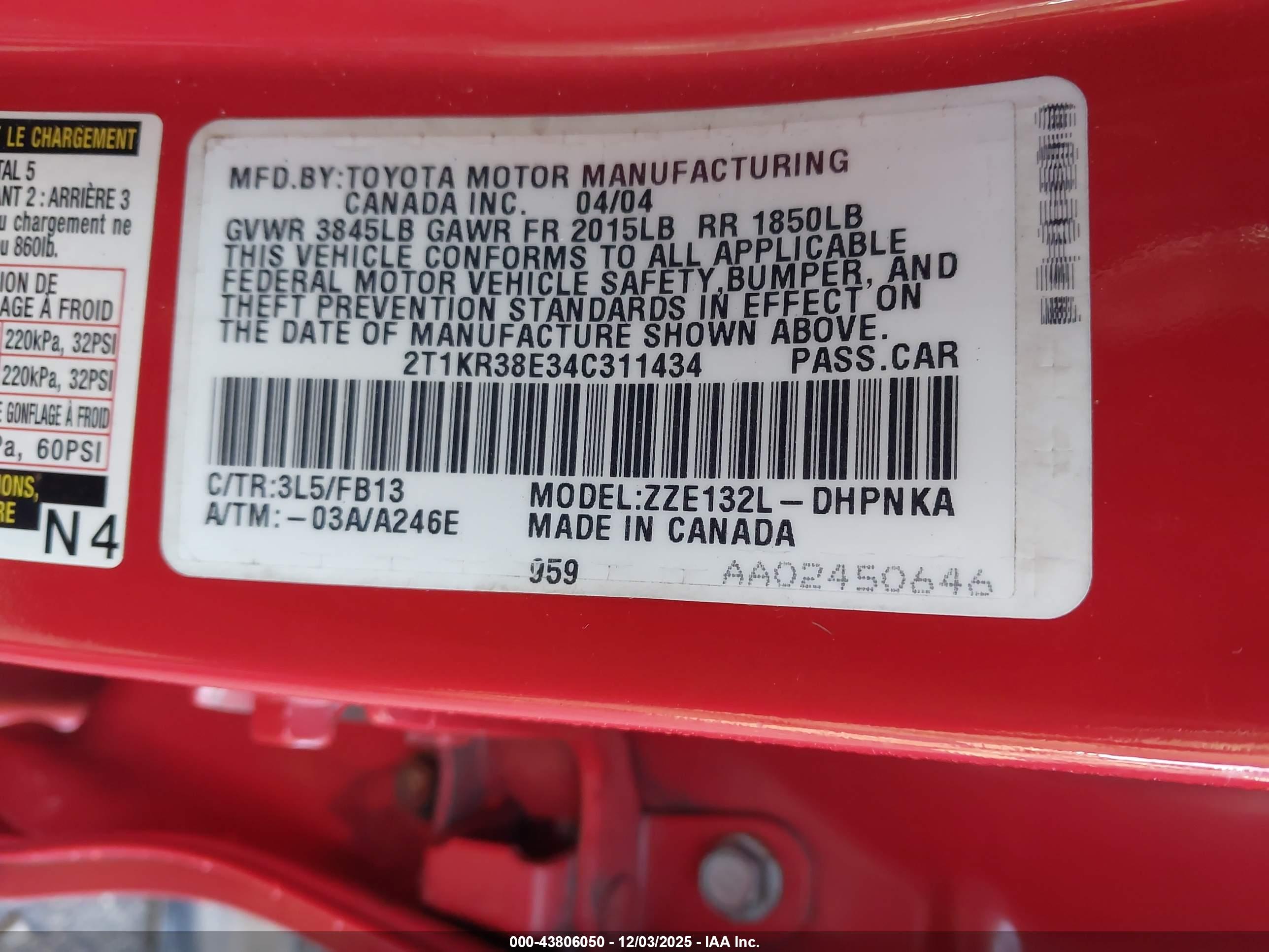TOYOTA MATRIX image 9