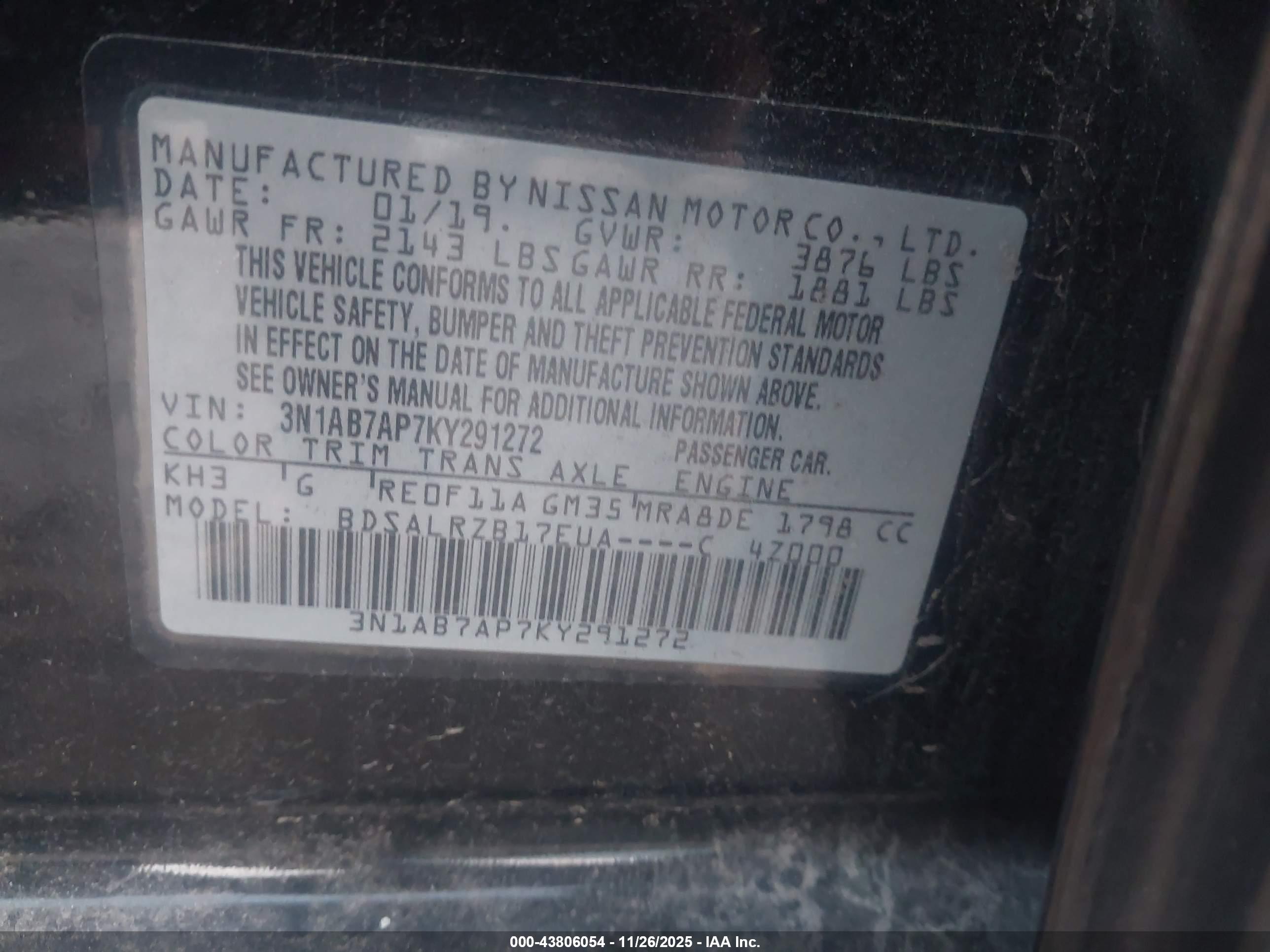 NISSAN SENTRA image 9
