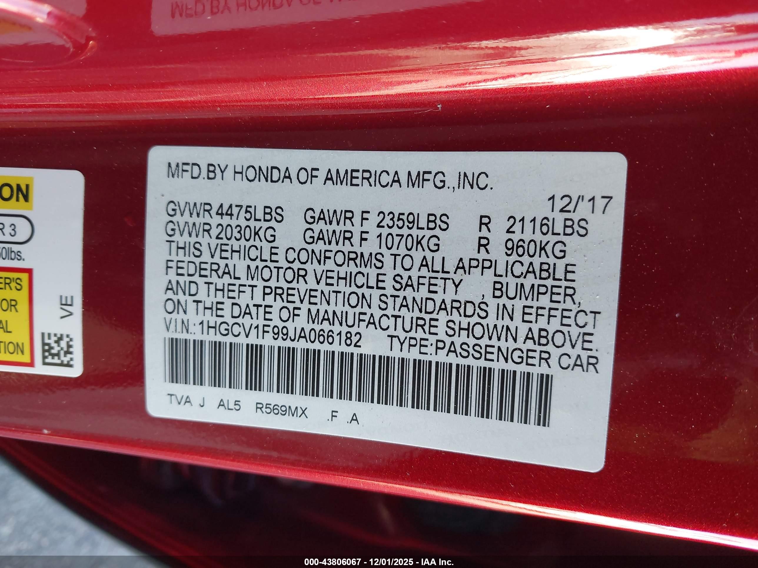 HONDA ACCORD image 9