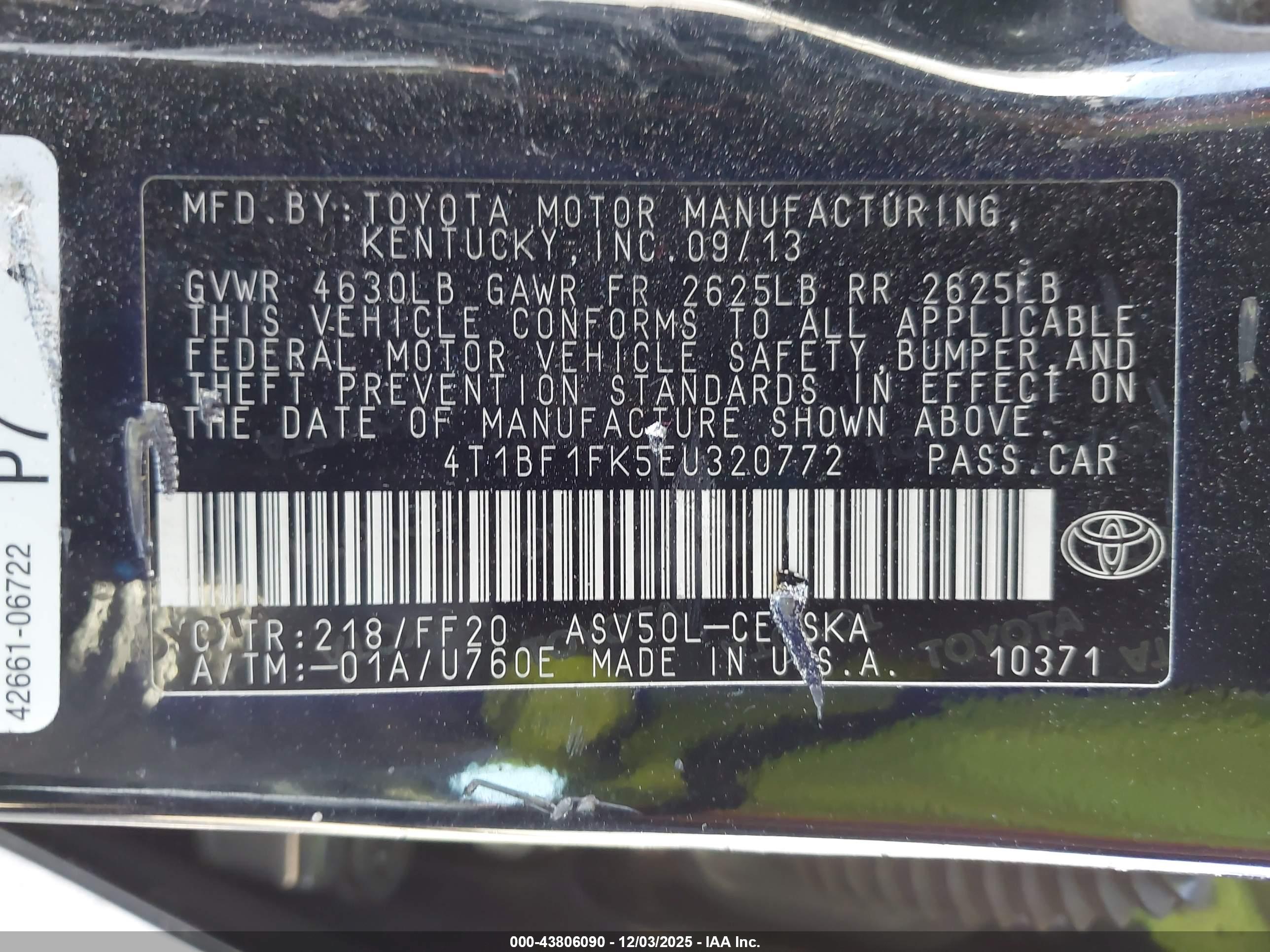 TOYOTA CAMRY image 9