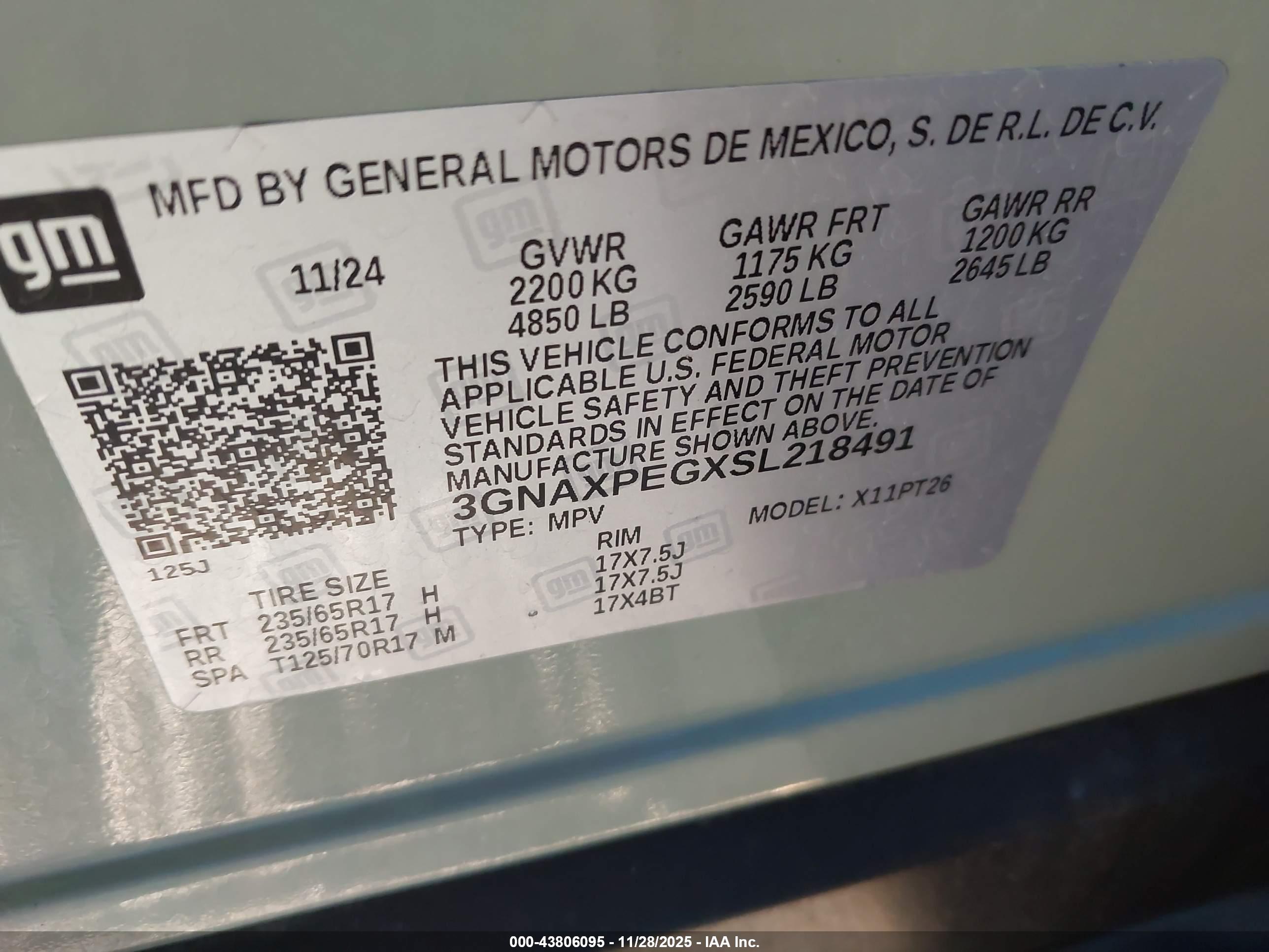 CHEVROLET EQUINOX image 9