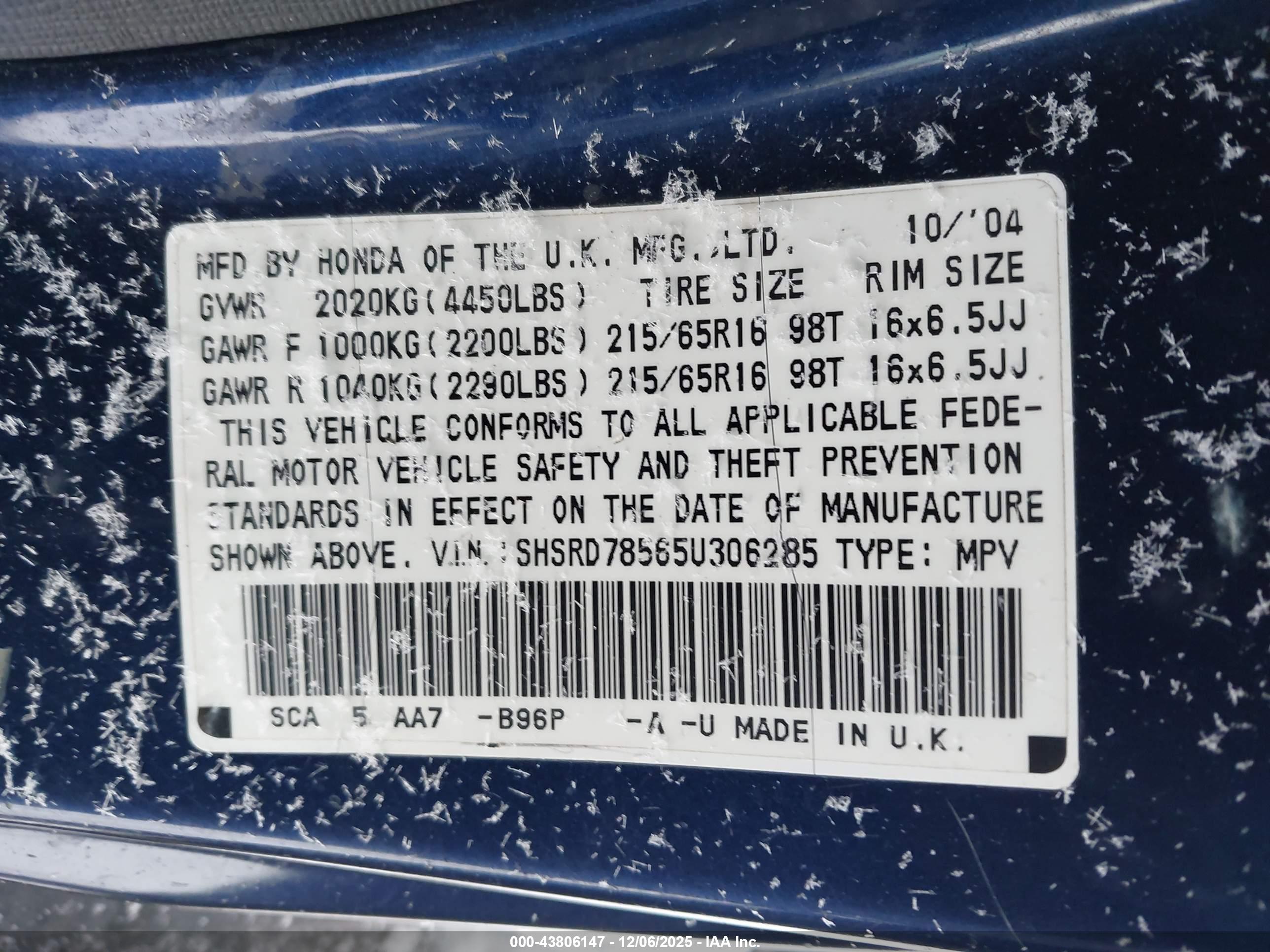 HONDA CR-V image 9