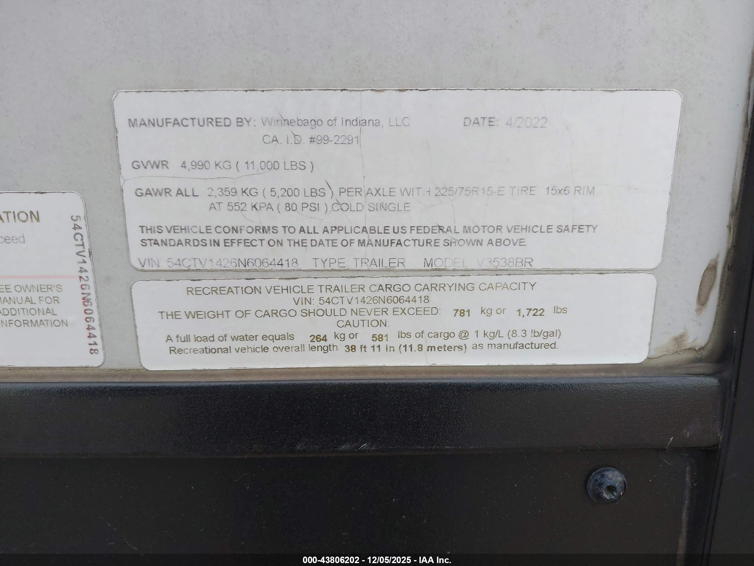 WINNEBAGO VOYAGE image 9