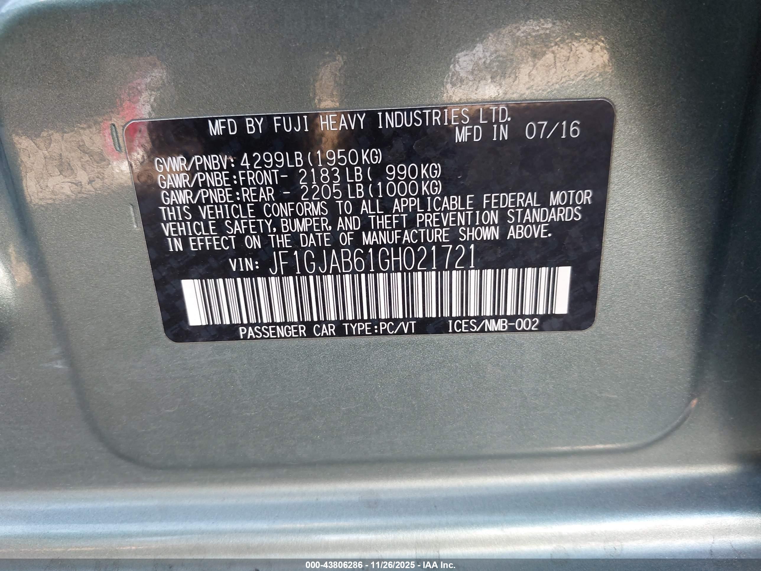 SUBARU IMPREZA image 9