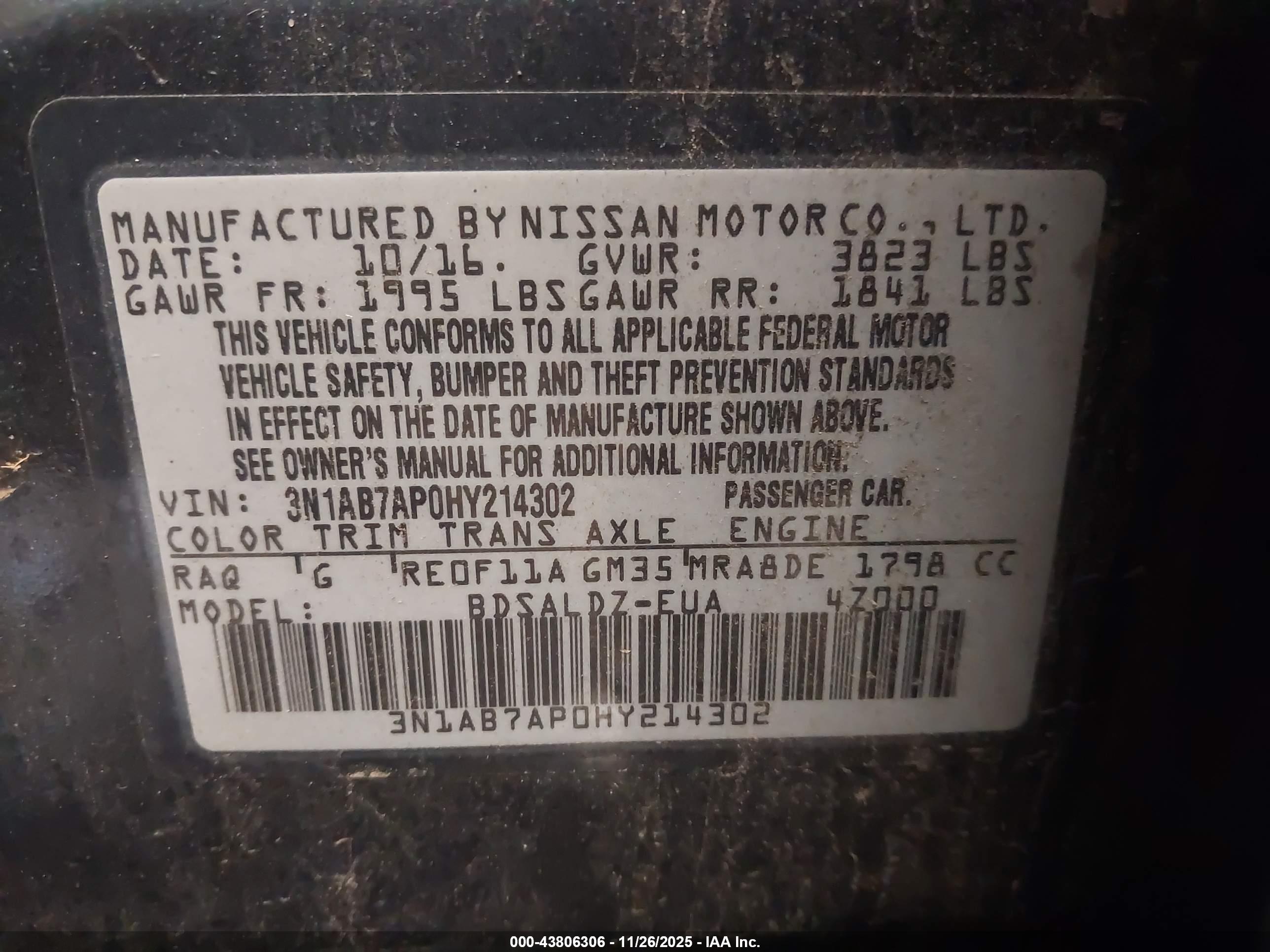 NISSAN SENTRA image 9