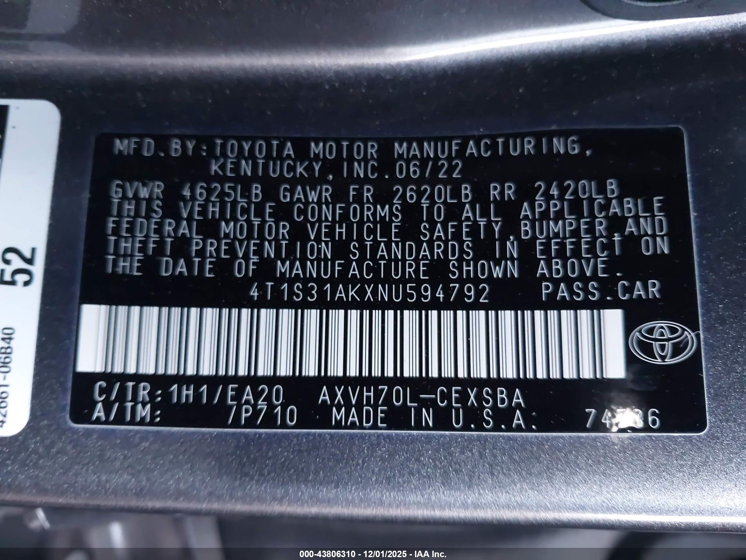 TOYOTA CAMRY image 9
