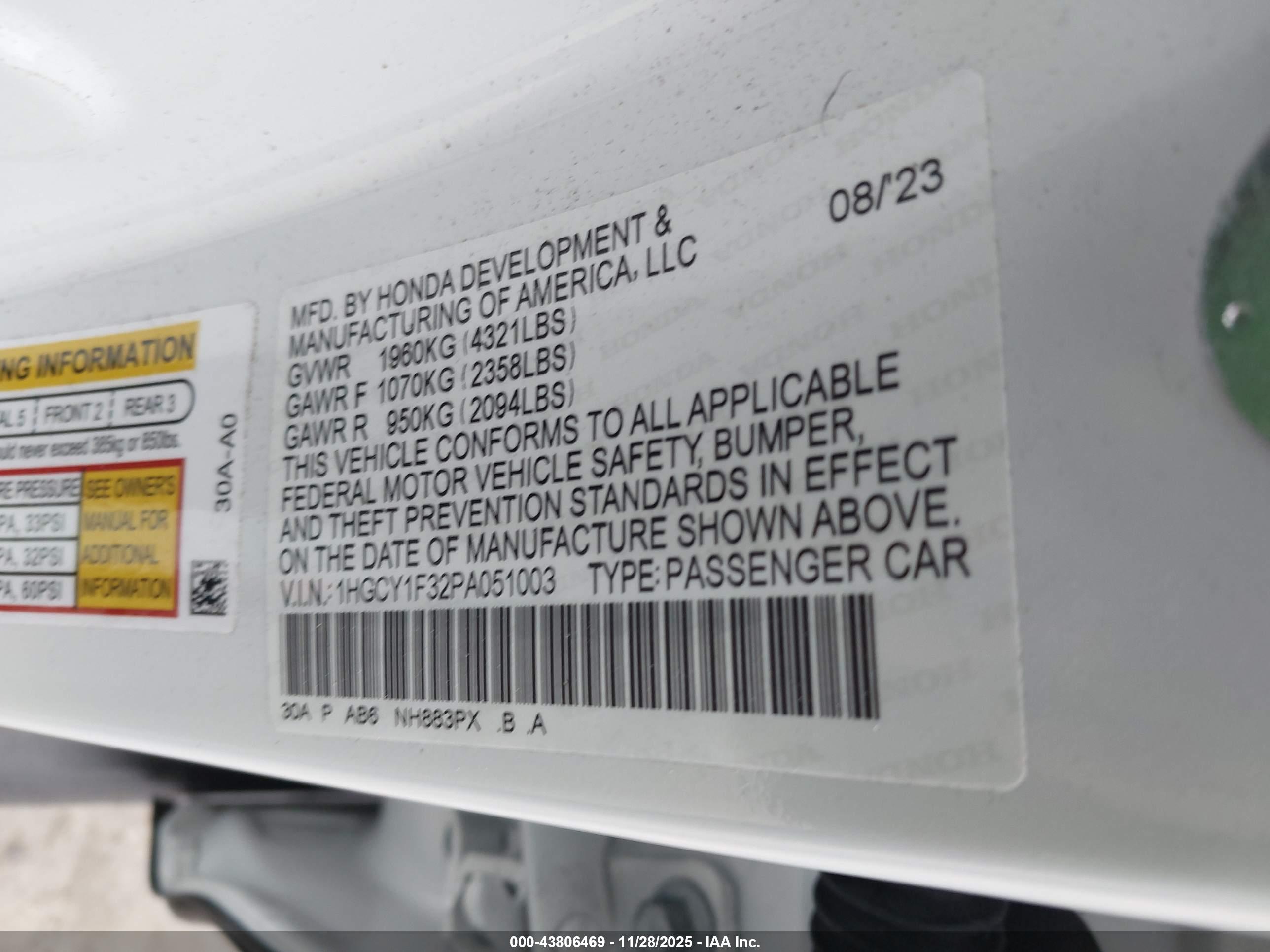 HONDA ACCORD image 9